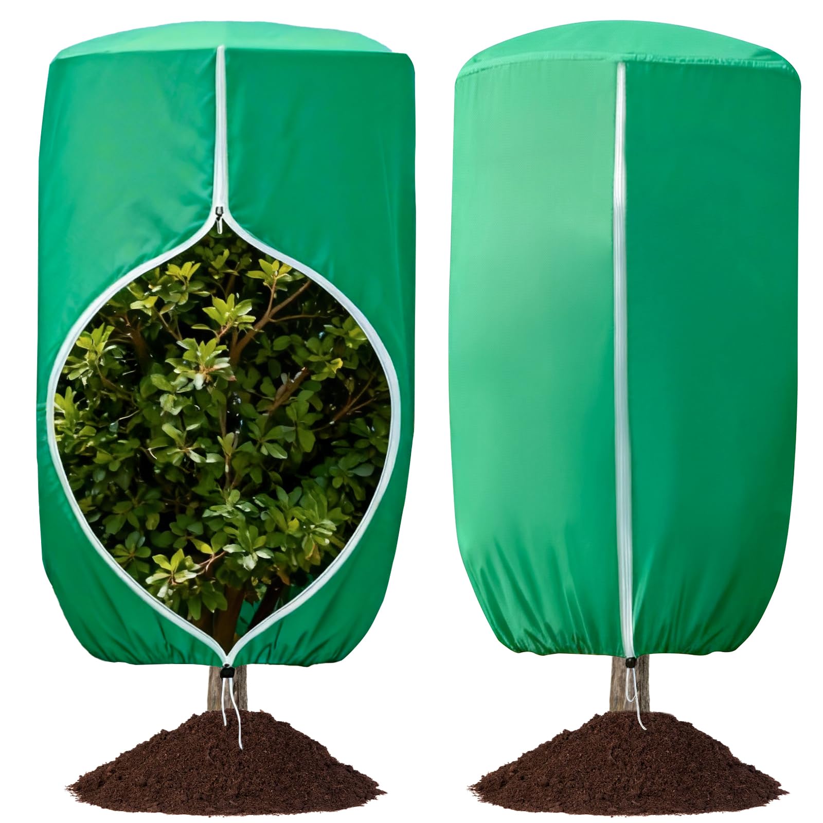 Cubiertas redondeadas para plantas con protección térmica antiheladas exterior