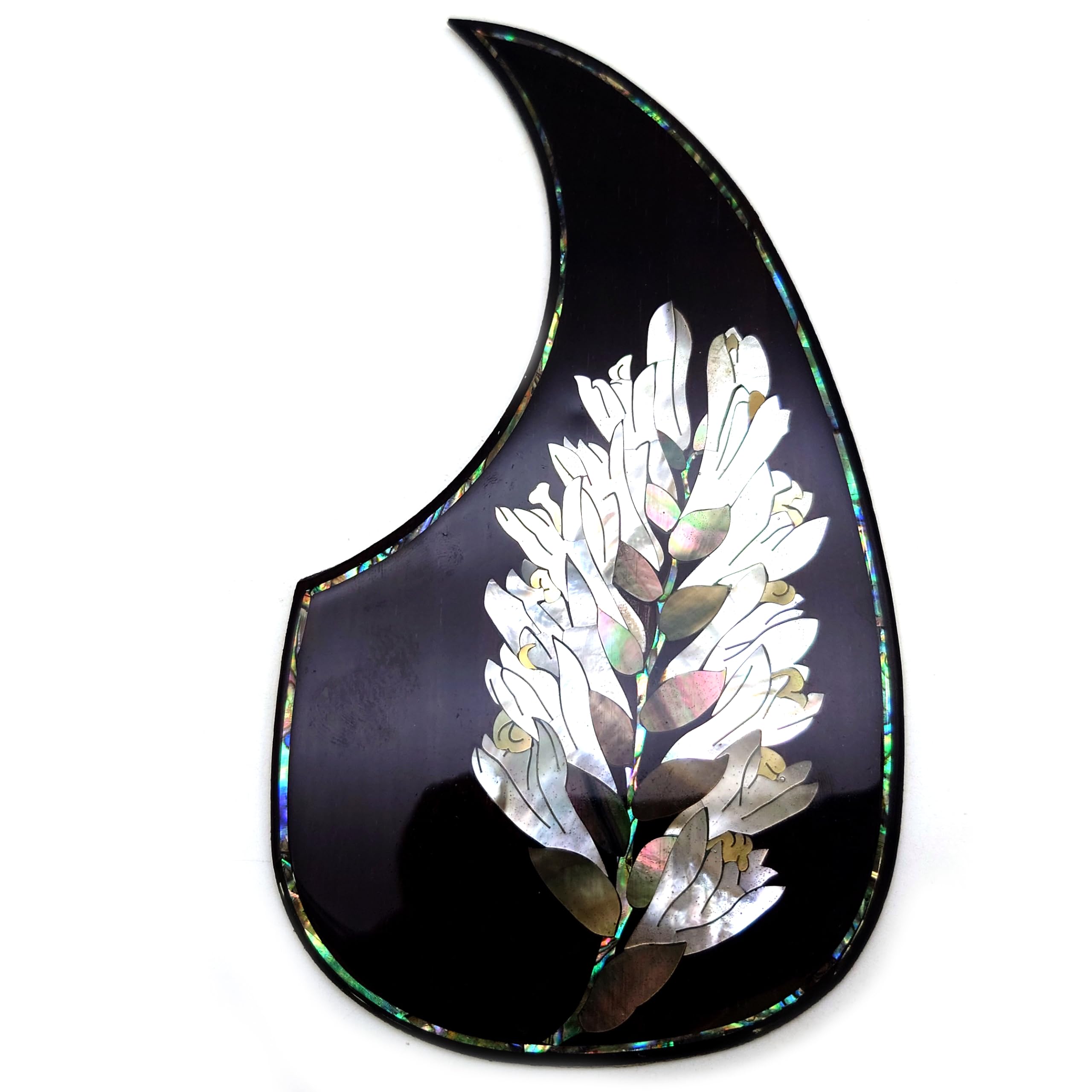 Guitar Pick Guard, Battipenna in abalone in palissandro autoadesivo for Chitarre acustiche folk D-45 Taylor(30)