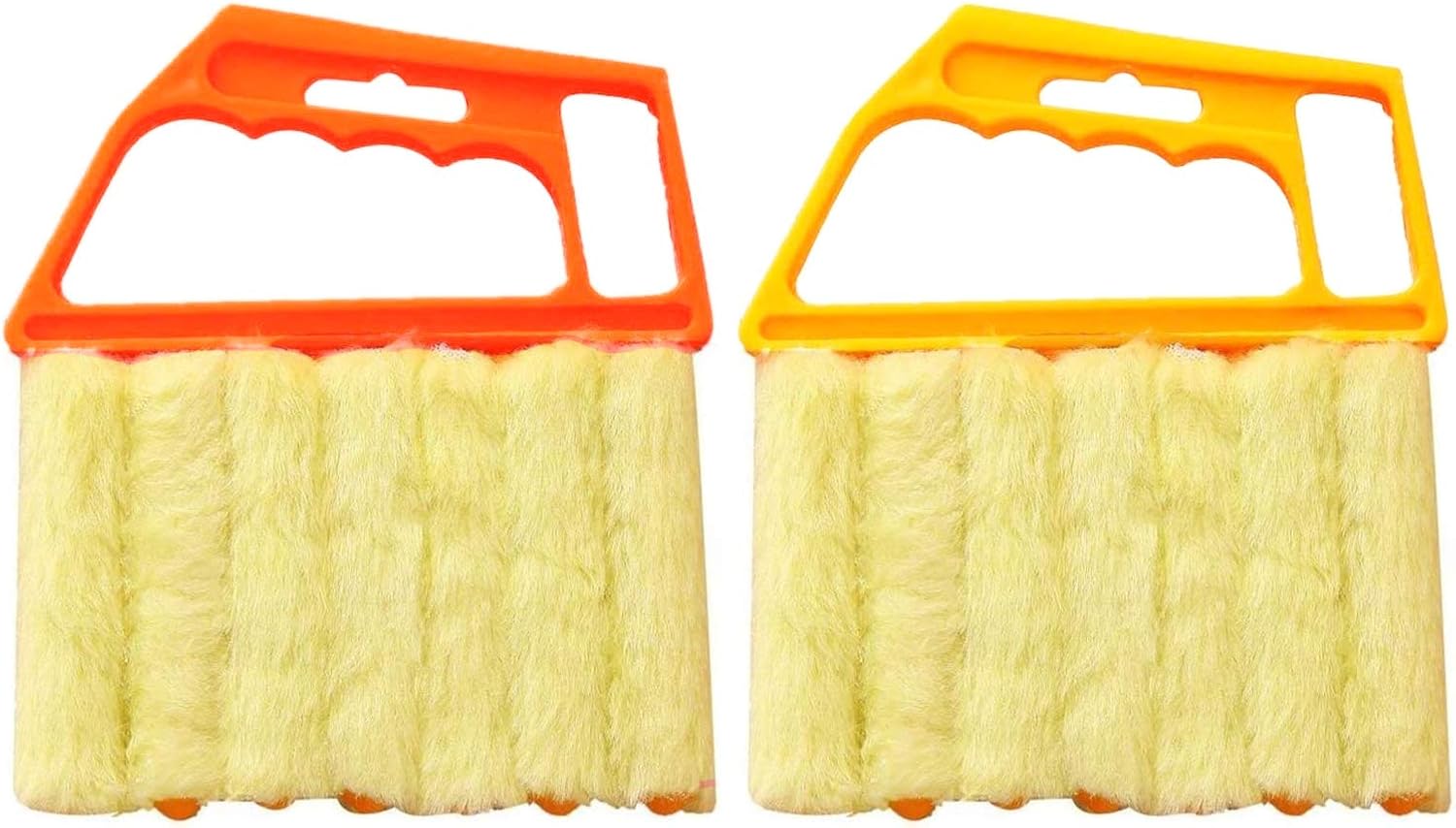 Exclusive Special Chris.W 2Pack Window Blind Cleaner Duster Brush Microfiber Blind Cleaner Tools for Window Shutters Blind Air Conditioner Jalousie Dust