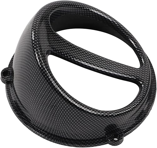 Acouto Cubierta de pala de aire para motocicleta, cubierta de ventilador de refrigeración de motor de motocicleta, reemplazo de estilo de fibra de disponible en Yaxa Peru