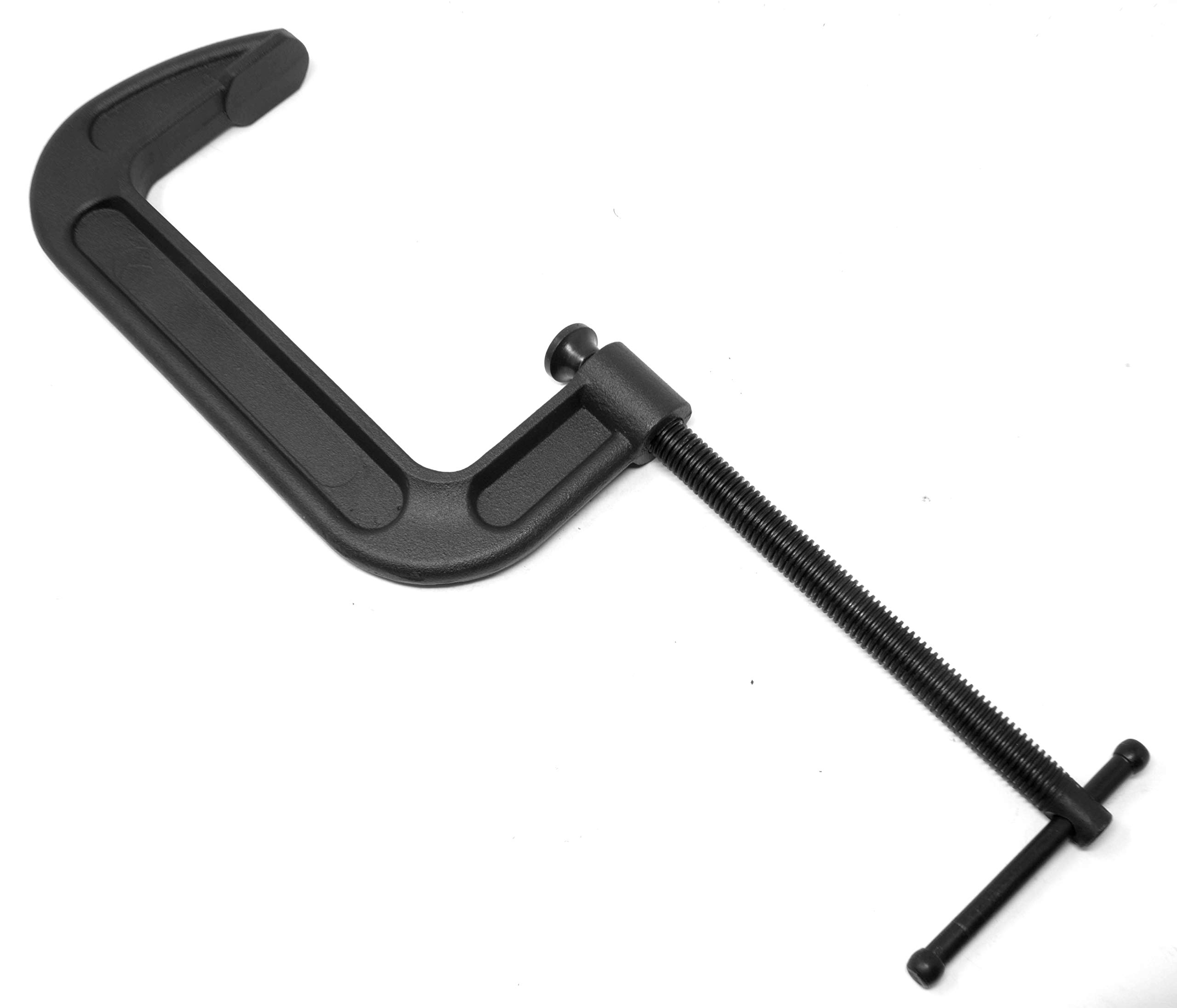 WEN CLC630 wytrzymałe żeliwne zaciski C z otworem na szczękę 15 cm i gardłem 6,75 cm, 2 szt