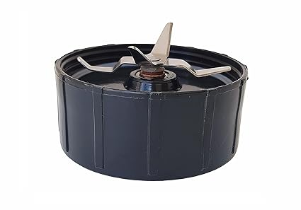 AJS spares -Blender Jar Base Attachment for WONDERCHEF/MAGIC BULLET/PRESTIGE, Black (1 Set, Plastic) (Cross Blade- Base)