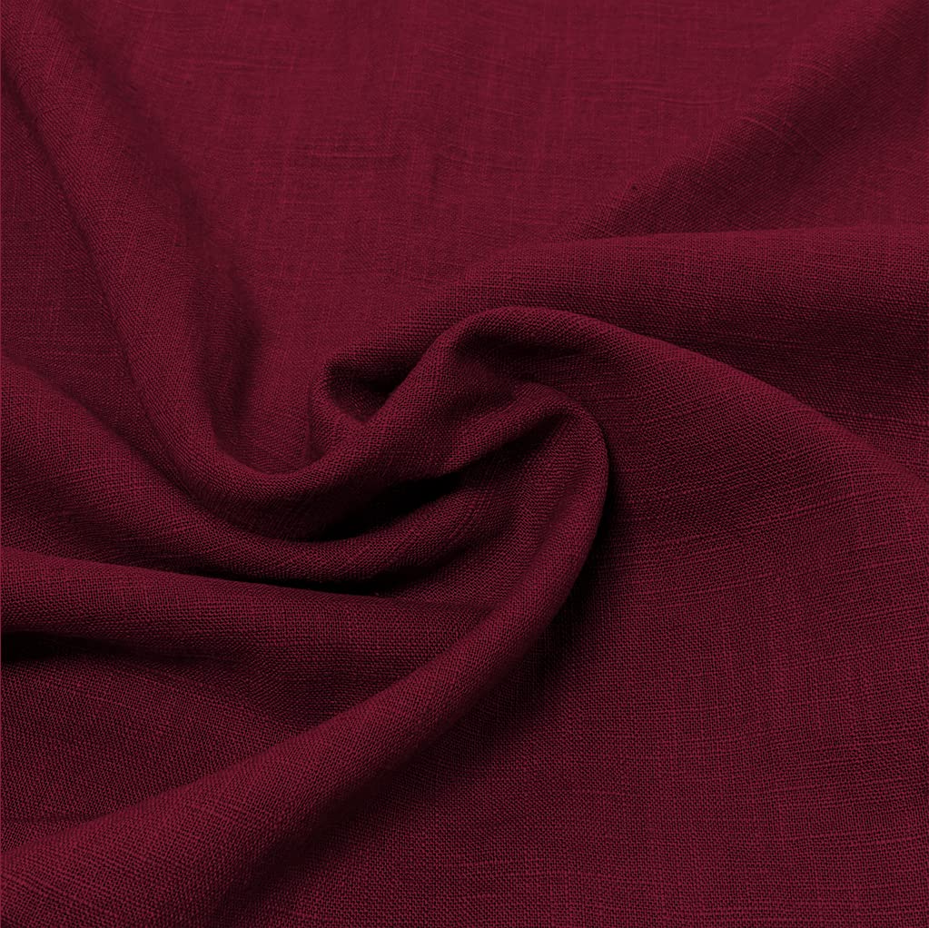 100% Pure Washed Linen Flax Fabric 45 Colours 136cm Wide 240gsm Per Metre - ONE METRE โ image 1