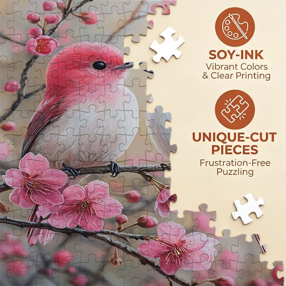 Puzzle 4000 Pezzi, Uccelli Gemelli 3D Puzzle per Adulti Impegnativo, Educa Puzzles Artistico, Divertente E Stimolante Puzzles Decorativo per La Famiglia, Regalo e Decorazione Pareti DX0YL6-856