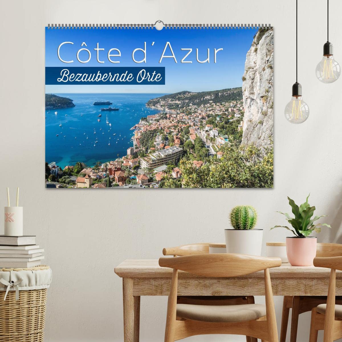 CÔTE D’AZUR Bezaubernde Orte (Wandkalender 2026 DIN A2 quer), CALVENDO Monatskalender: Impressionen aus Südfrankreich und Monaco (CALVENDO Orte)