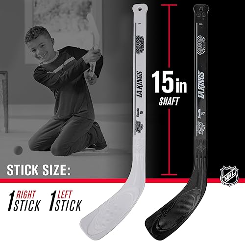 Vista 18 de Franklin Sports, Equipo NHL, Juego de 2 palos para hockey