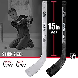 Franklin Sports NHL LA Kings Mini Hockey Set - Kids Indoor Knee Hockey Goal, Ball, + 2 Mini Hockey Stick Combo Set - Youth NHL Team Indoor Toy Knee Hockey Sets - NHL Official - Ages 3+