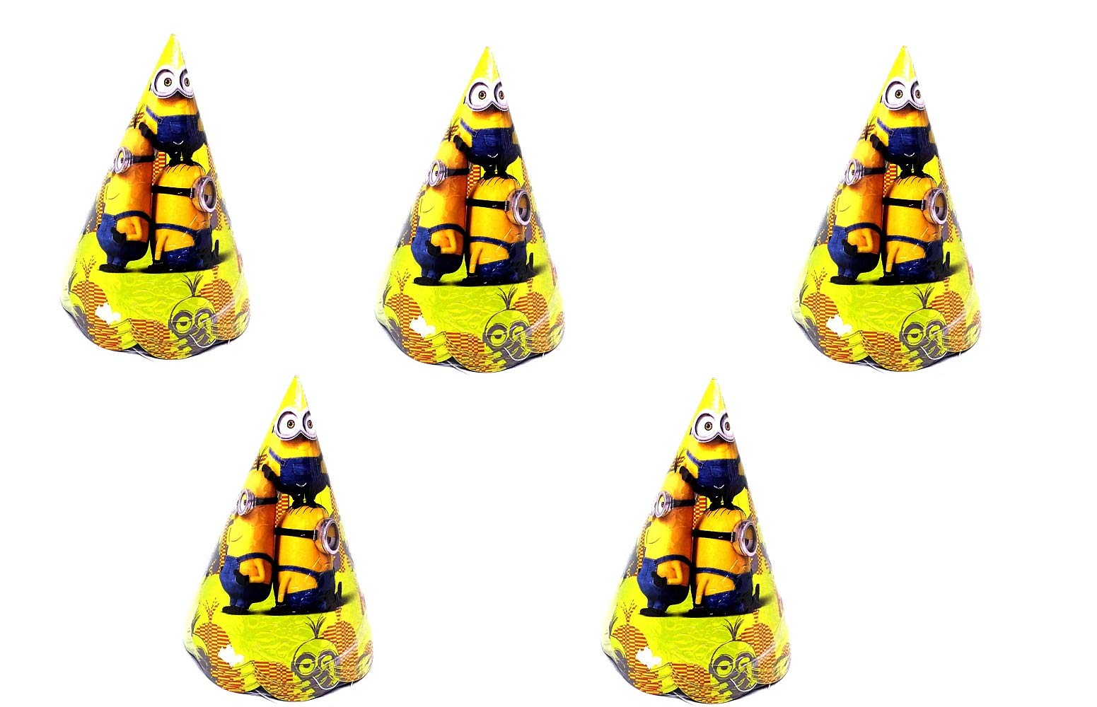 HiPPITY HOP The party collective Minion Printed Hat For Kid Birthday Theme Party - 10 Pcs