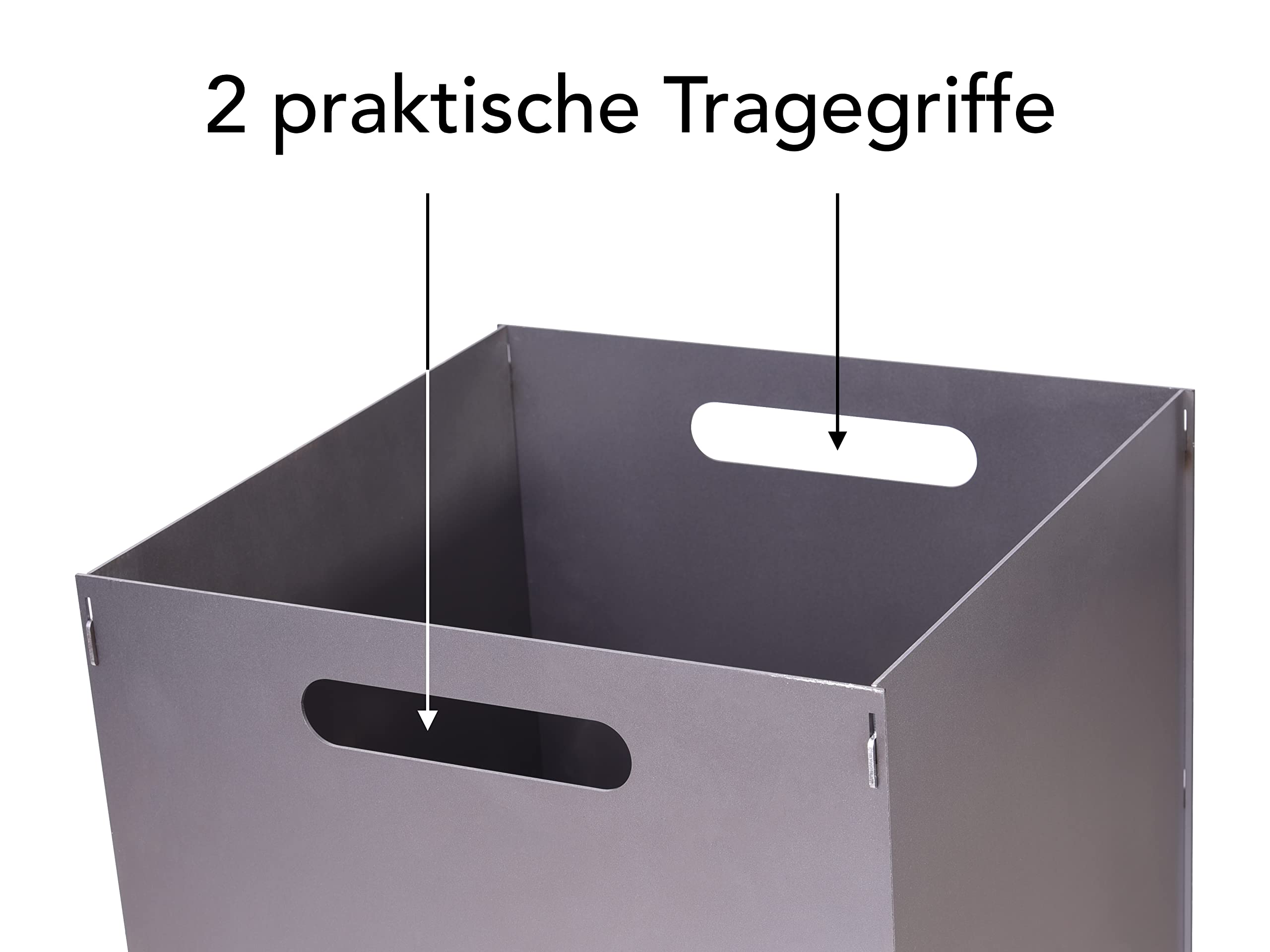 Feuertonne Mit Stadtmotiv | Stabiles Stecksystem Mit Tragegriffen | Besonders Robust & Aus Hochwertigem Stahl | Für Eine Knisternde Gemütlichkeit In Deinem Garten (78cm Köln)
