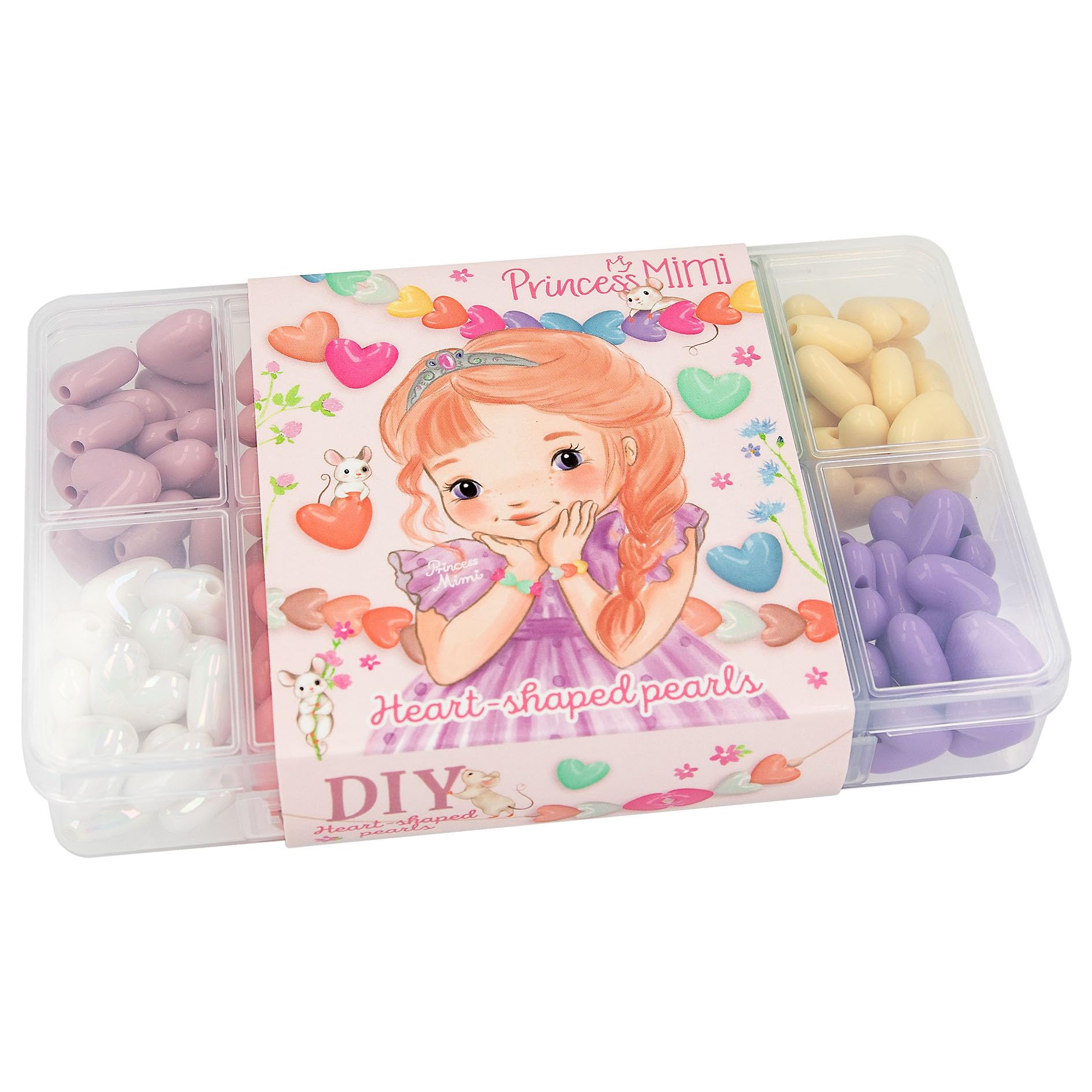Depesche TOPModel Mobile Chain 12885 Kit de bricolage avec perles dans différents designs, avec rubans, pour créer des pendentifs