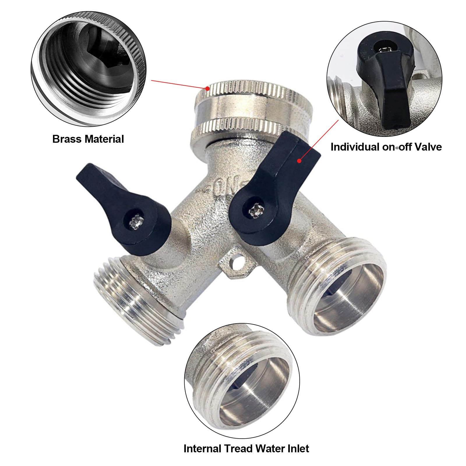 2 Way Garden Hose Splitter - Image 3