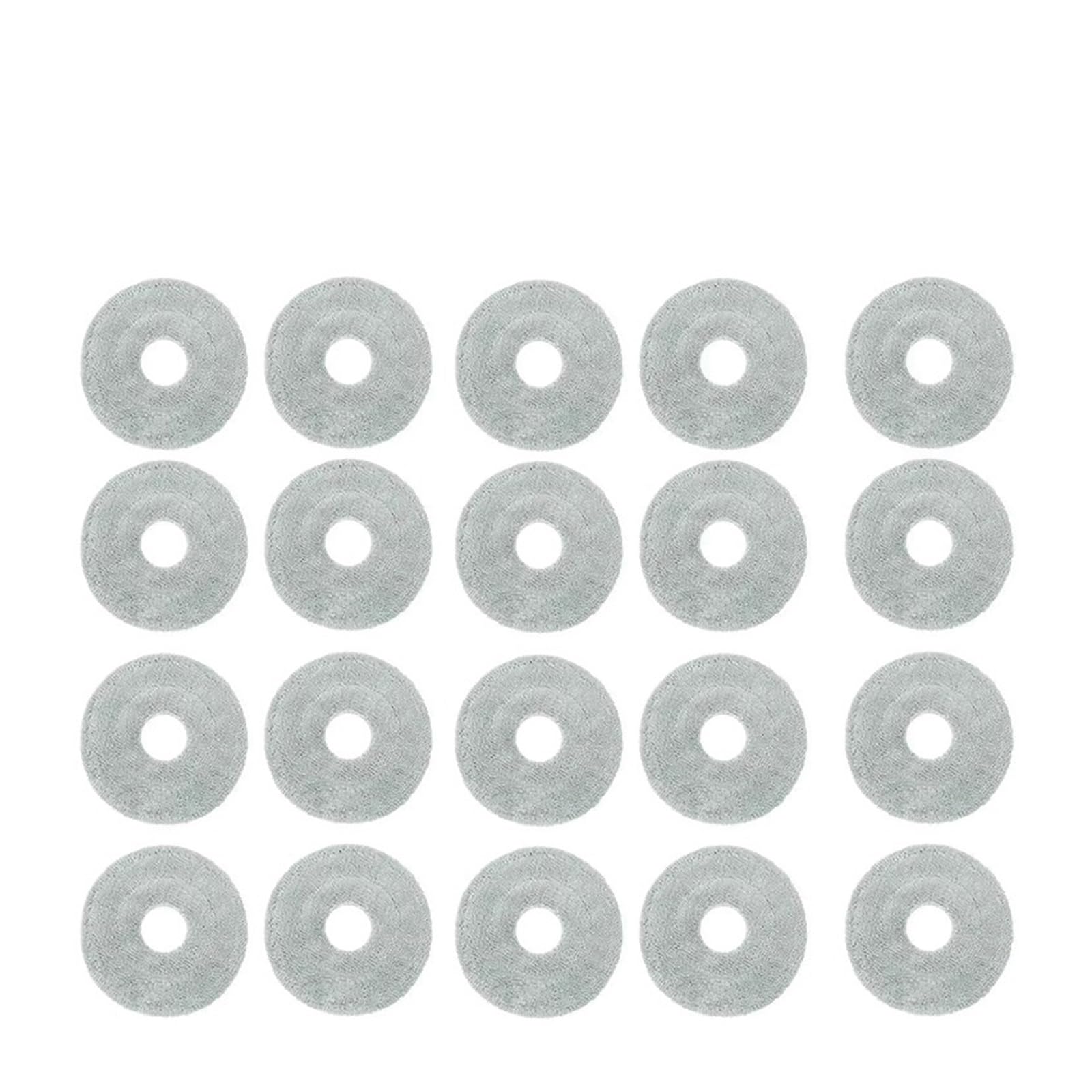 SLAQEYDJS Generic Robot Vacuum Mop Cloth Replacement Parts, Compatible For Dreame Bot L10 Prime L10s Pro L10 Pro(20pcs)