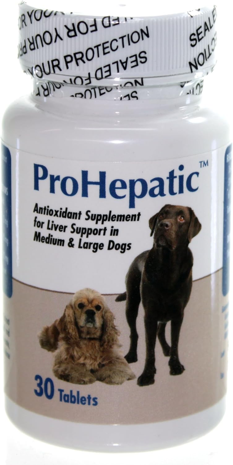 Prohepatic Liver Support Supplement for Medium Large Dogs (30 Tablets)
