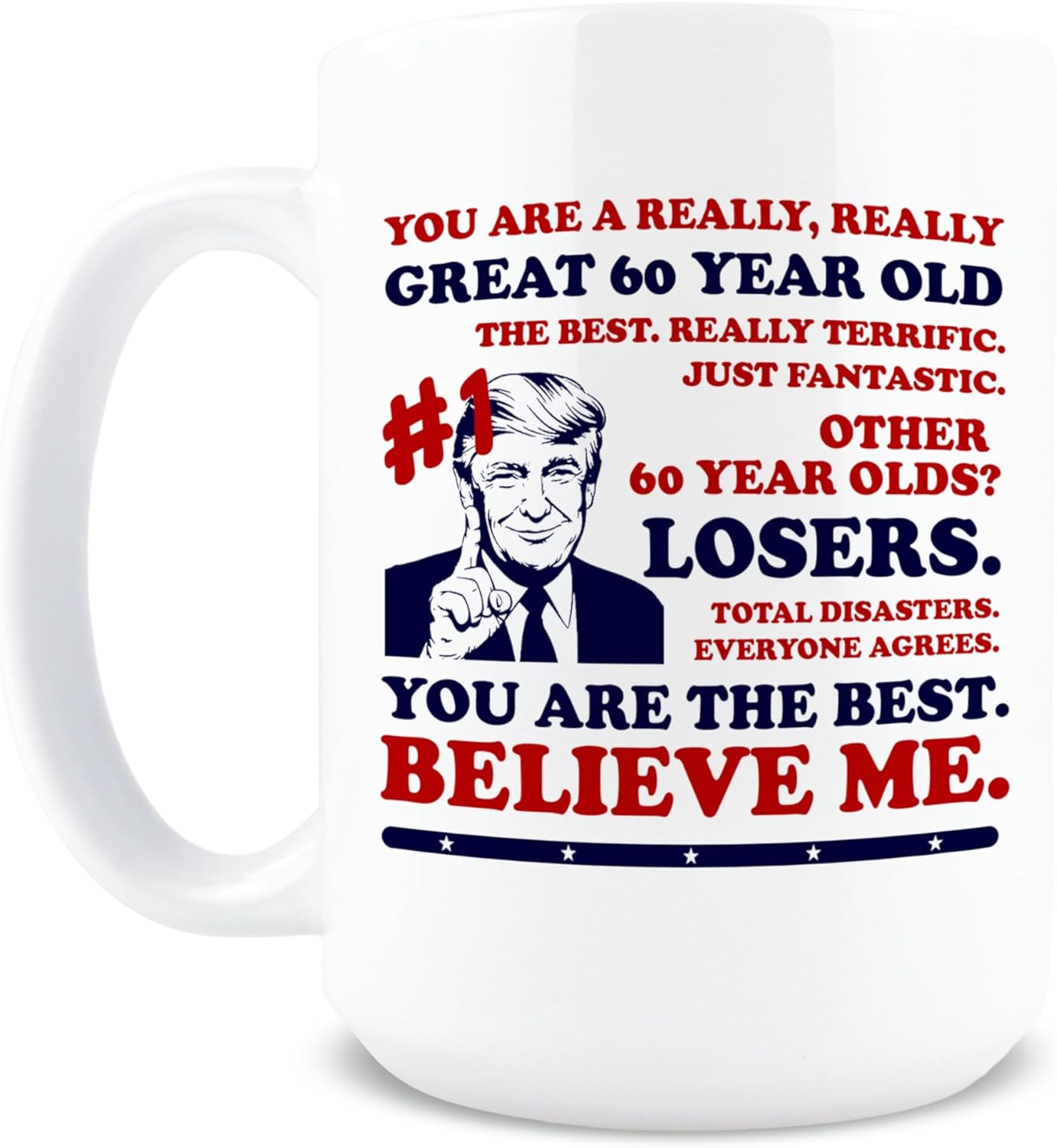 Hogg Best 60 Year Old Ever Mug, 15 oz Ceramic Coffee Mug, 60th Birthday Gifts, Funny Birthday Gift for Men and Women, Funny Coffee Cups - Image 8