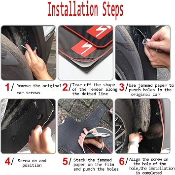 4 Pieces Splash Guards Mud Flaps for BYD Atto 3 Yuan Plus 2022 2023, Auto Front Rear Fender Durable Styling Custom Exterior Protectory Accessory,Short Style