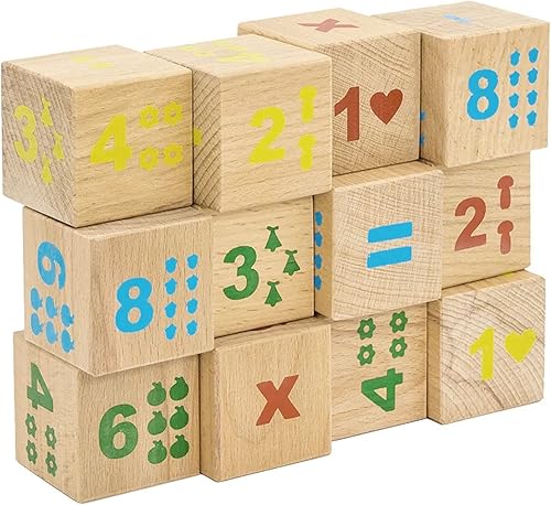 Miniatura 6 de ZOENHOU Juego de 60 bloques de madera de 1.5 pulgadas, cubos de madera maciza natural de primera calidad, sin acabar, para pintar, decorar, hacer