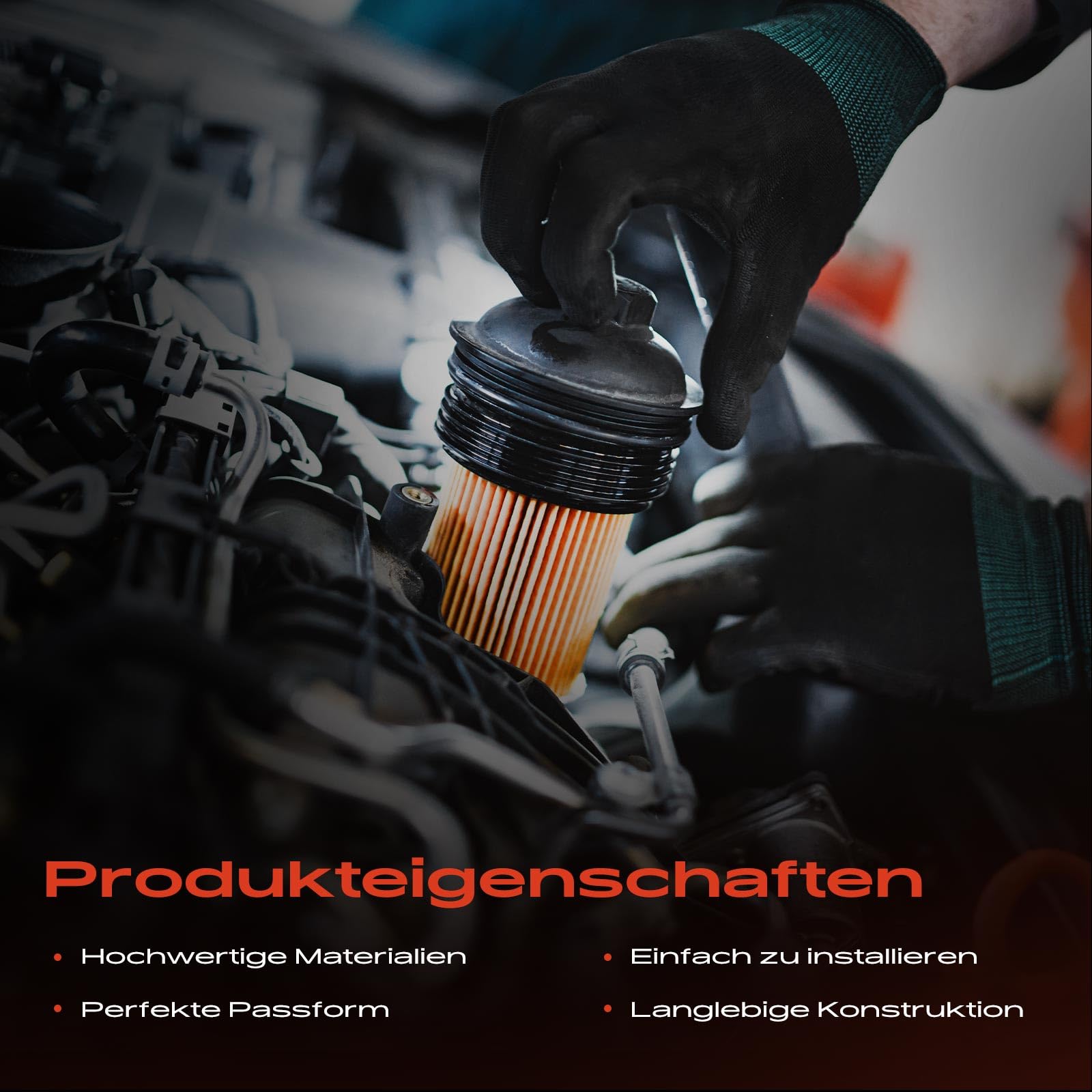 Frankberg Gehäuse Ölfilter 11421713838 | Kompatibel mit Z3 E36, 3er Cabriolet E46, 3er Coupe E46, 3er Touring E36, 5er Touring E61, 7er E38, Z4 Coupe E86