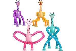 4 Pack Telescopic Travel Giraffe Toys For 4 Year Olds