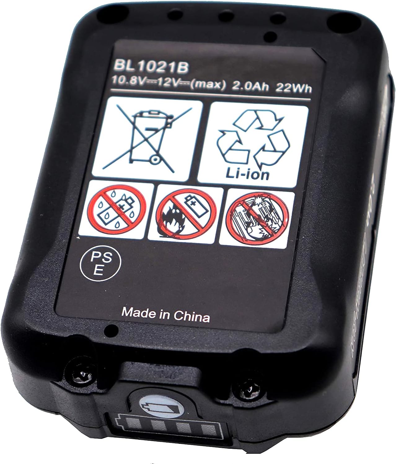 CNBY® 2 Pack BL1021B BL1016 2,0Ah 12V/10.8V Battery Replace for Makita 12V Max CXT Battery BL1021B BL1016 BL1041B 197339-1 197406-2 BL1040 BL1040B BL1015B