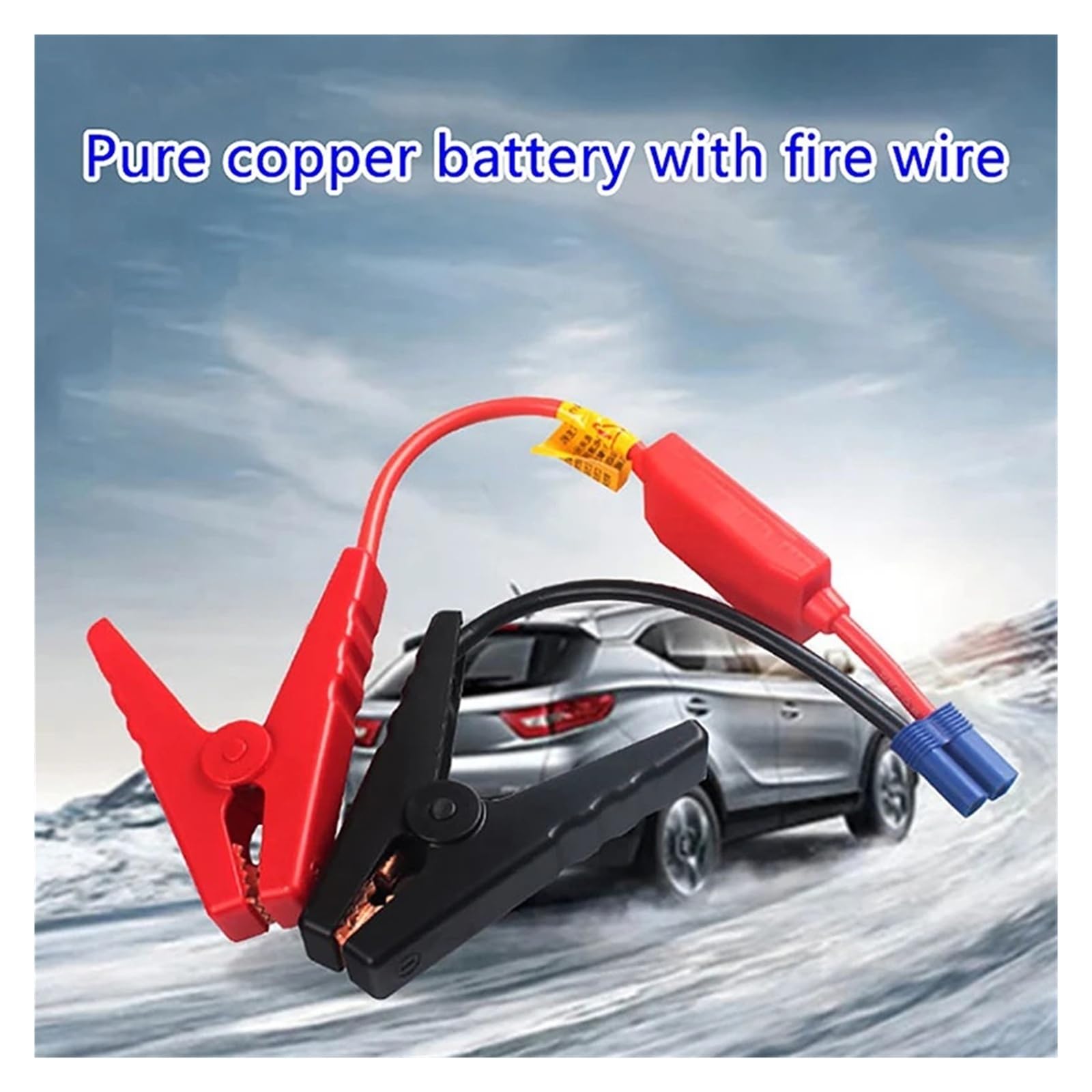 EC5 Jump Starter Cable with Battery Clamps, 12 V Portable Booster Leads for Emergency Car Truck Jump Start (B)