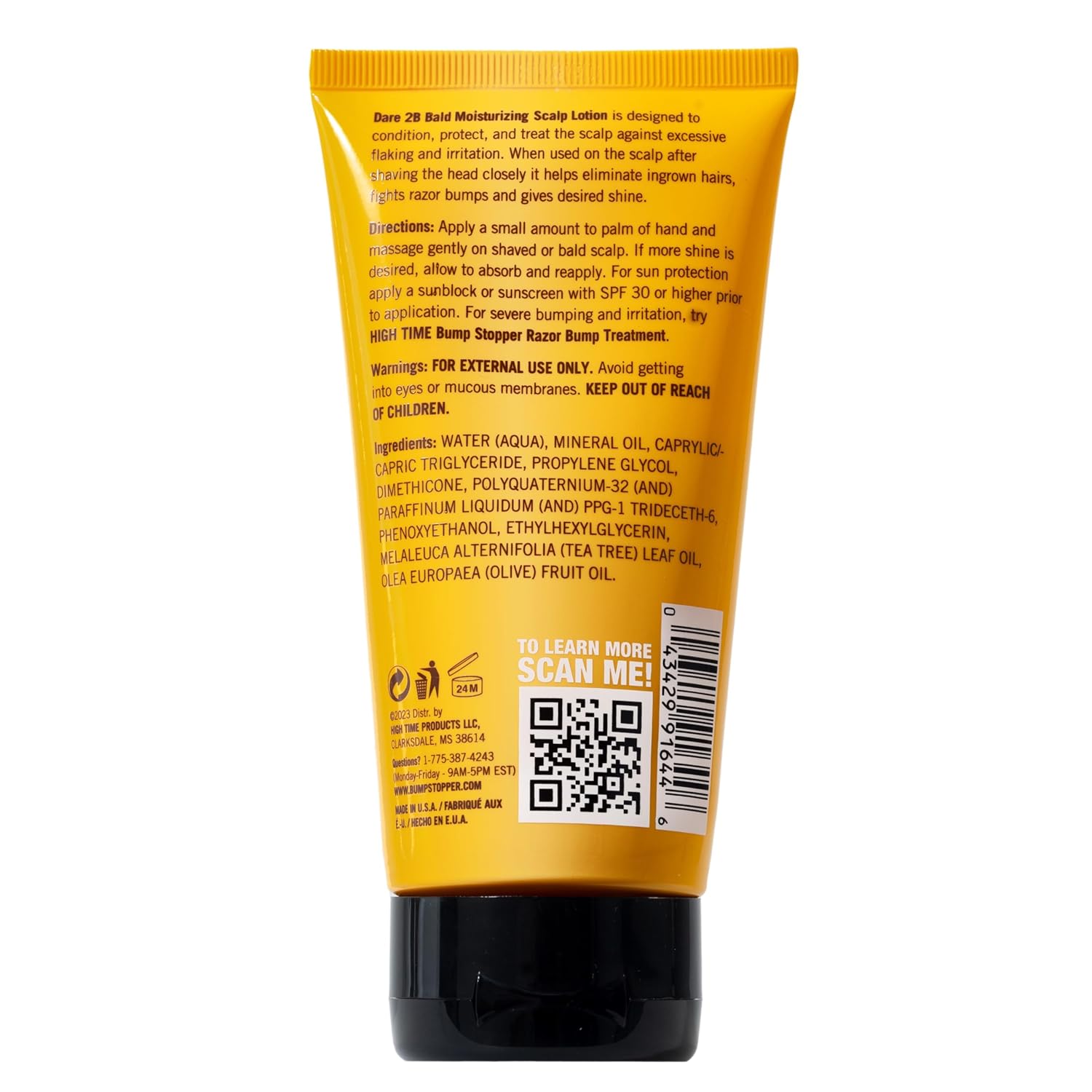 High Time Dare To Be Bald Protective Scalp Treat 4.75oz (3 Pack)