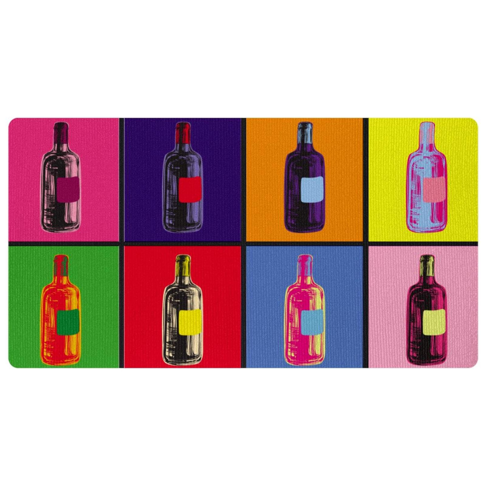 Tappetino Da Cucina Antiscivolo Con Api E Fiori, 40x75 Cm, Anti-affaticamento E Lavabile