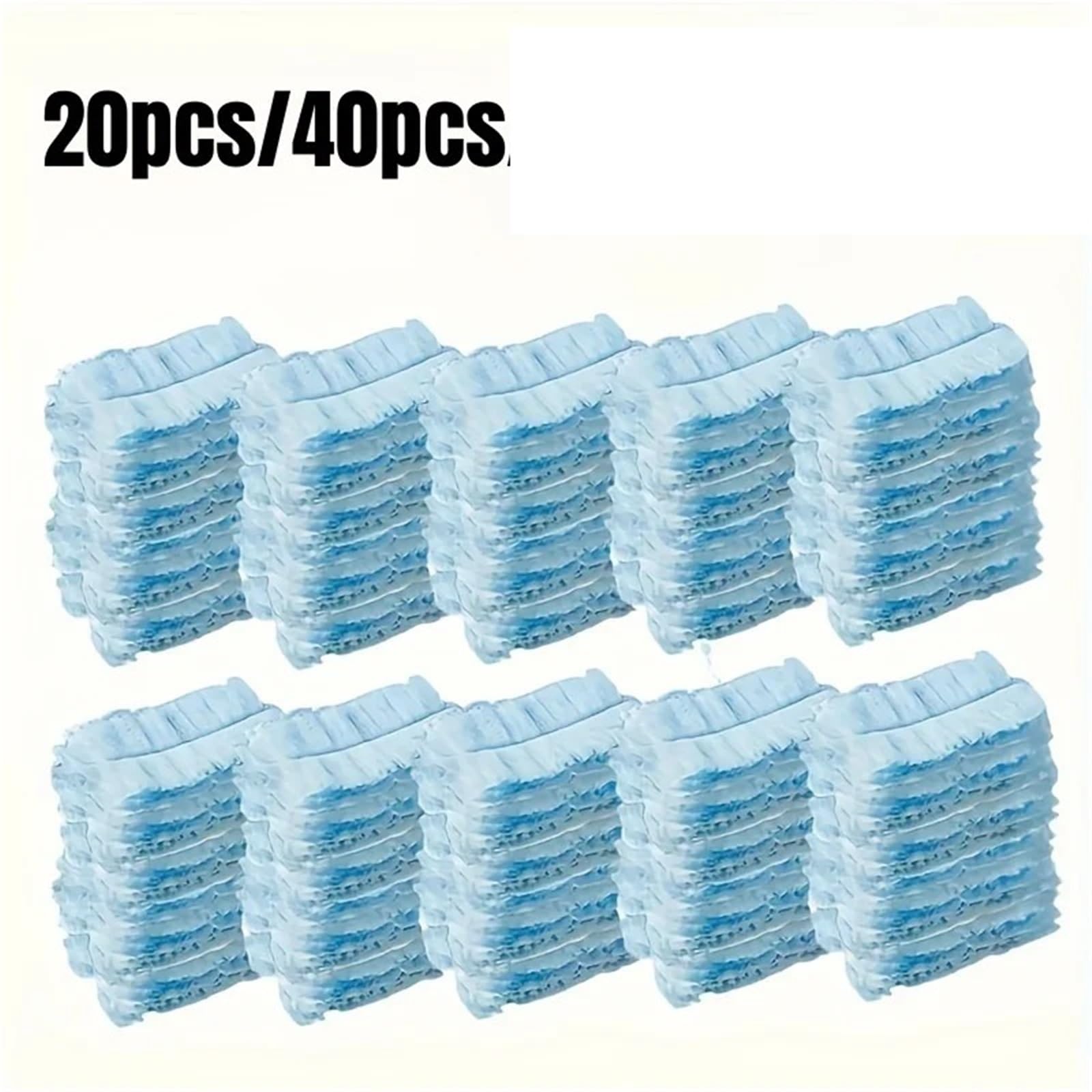 20/40 Uds recambios de Plumero Mango no Incluido paños electrostático eliminación Polvo sin Esfuerzo for persianas Muebles para Limpiar El Polvo(40pcs)
