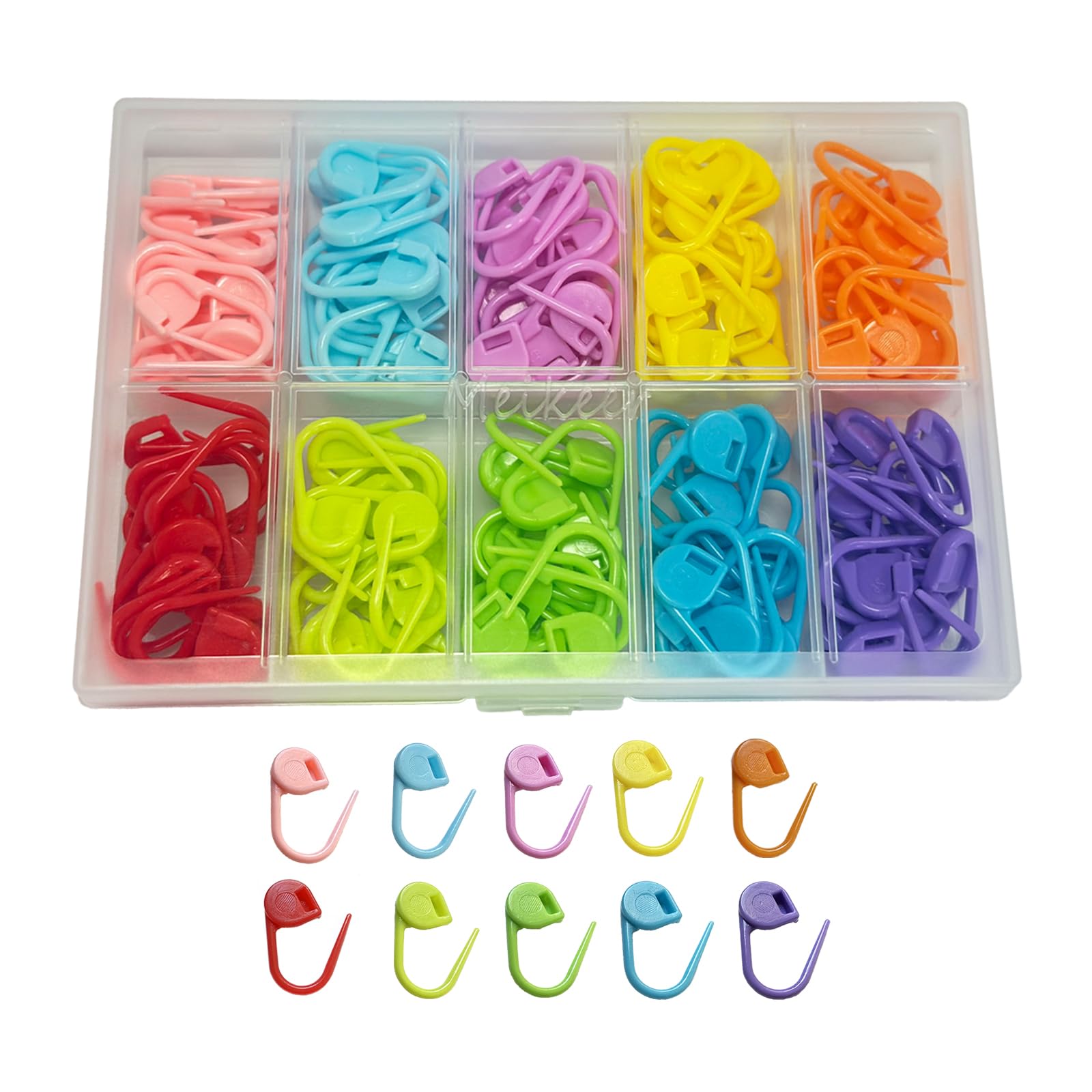 Amazon.com: Meikeer 150Pcs Locking Stitch Markers Set with Storage