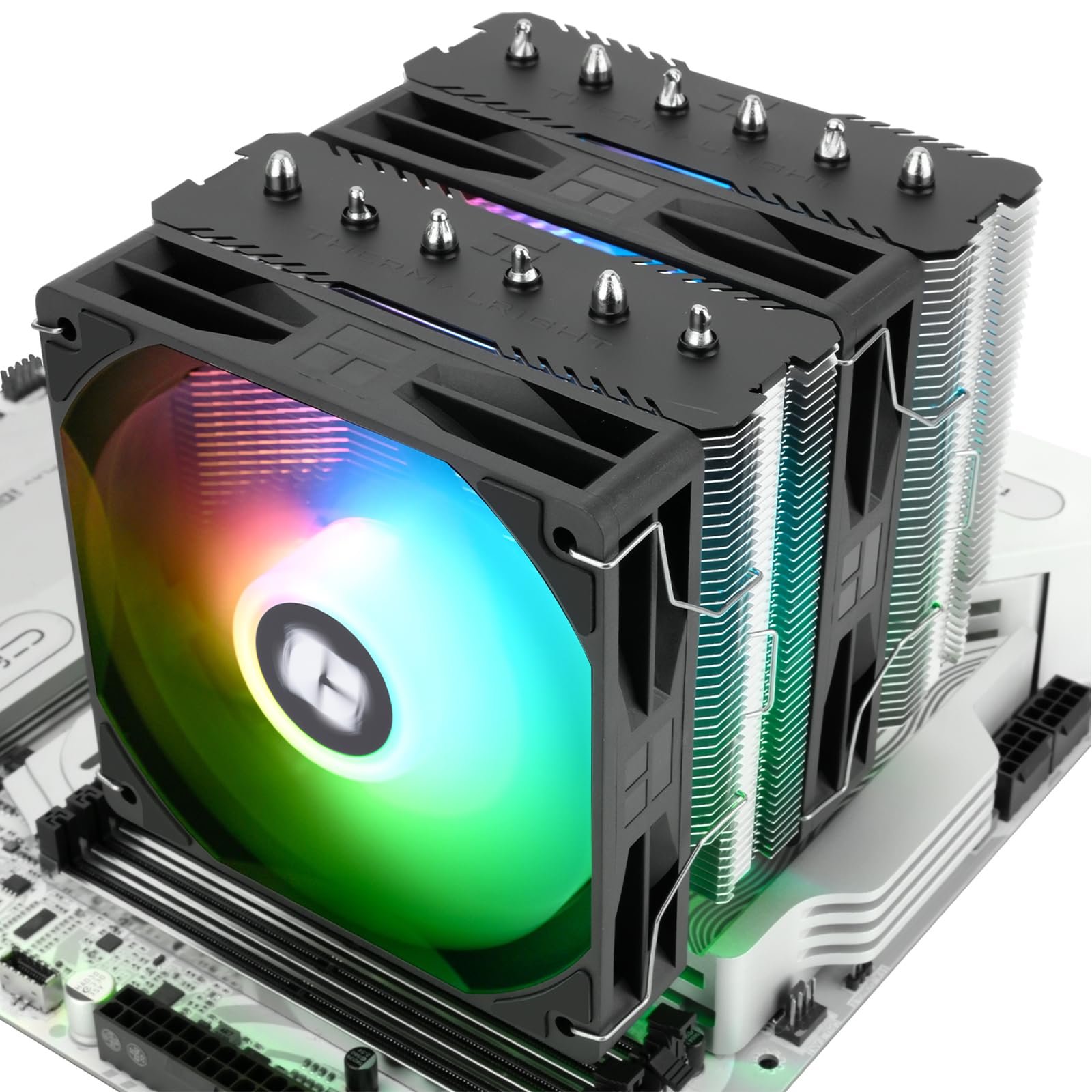 THERMALRIGHT Peerless Assassin 120 SE ARGB V2 CPU-Luftkühler, 6 Heatpipes, AGHP Gen 5.0-Technology, 1850 U/min, PWM 120 mm Lüfter, für Intel 1851/1700, AMD AM4/AM5