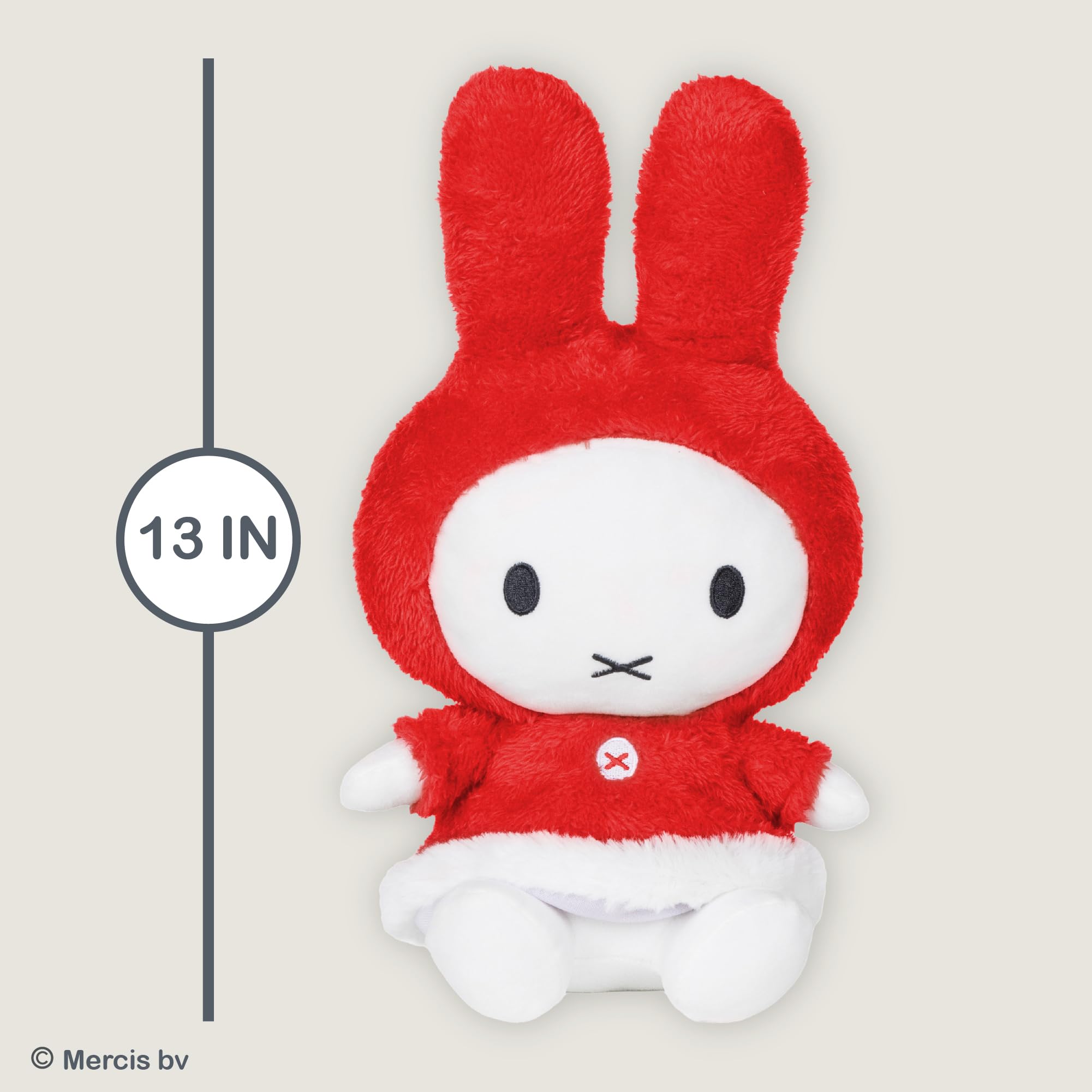 Amazon.com: Kids Preferred Miffy Winter Plush Toy, Sitting Dutch