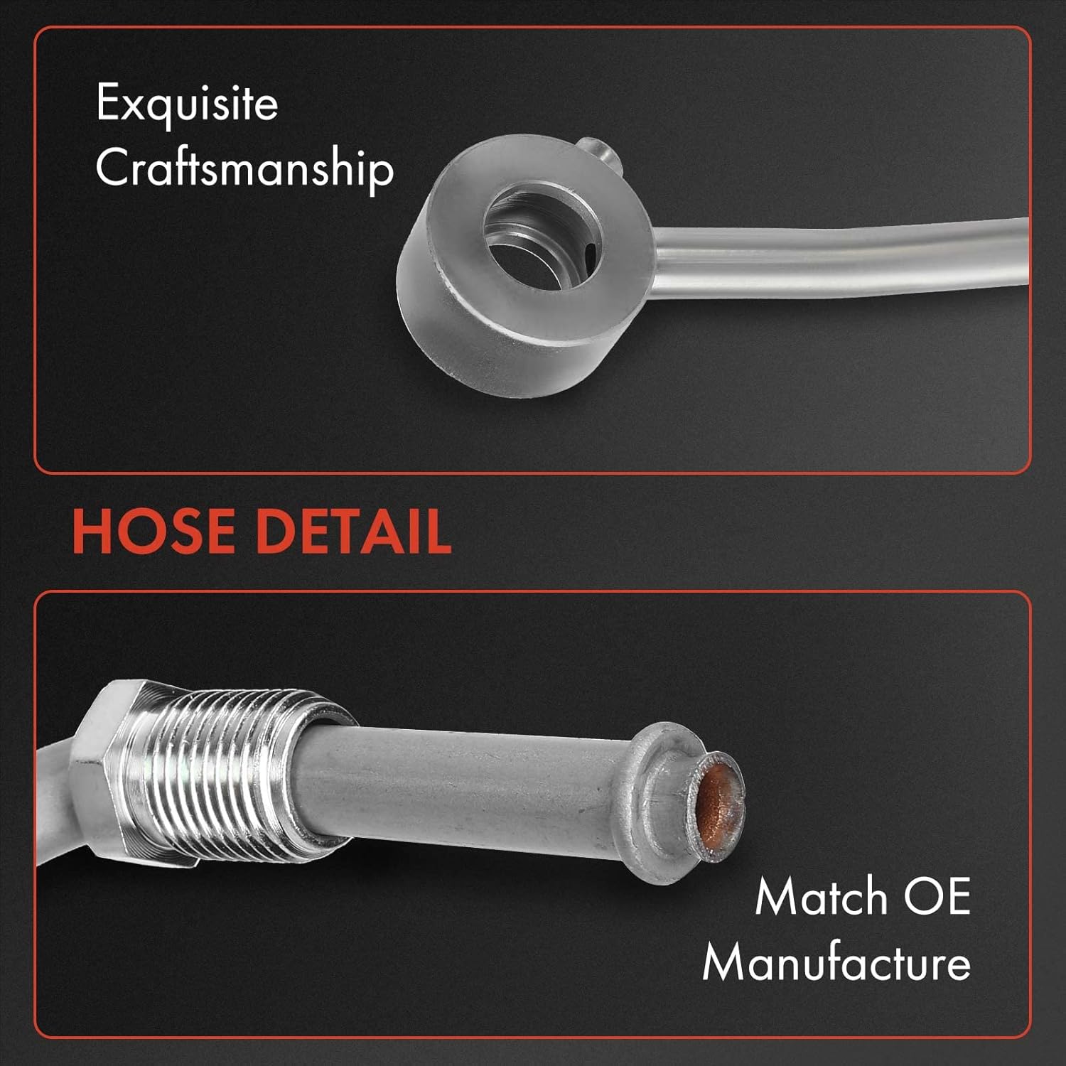 A-Premium Power Steering Pressure & Return Hose Line Assembly Compatible with Hyundai Genesis Coupe 2013 2014 2015 2016, 3.8L, Pump to Reservoir