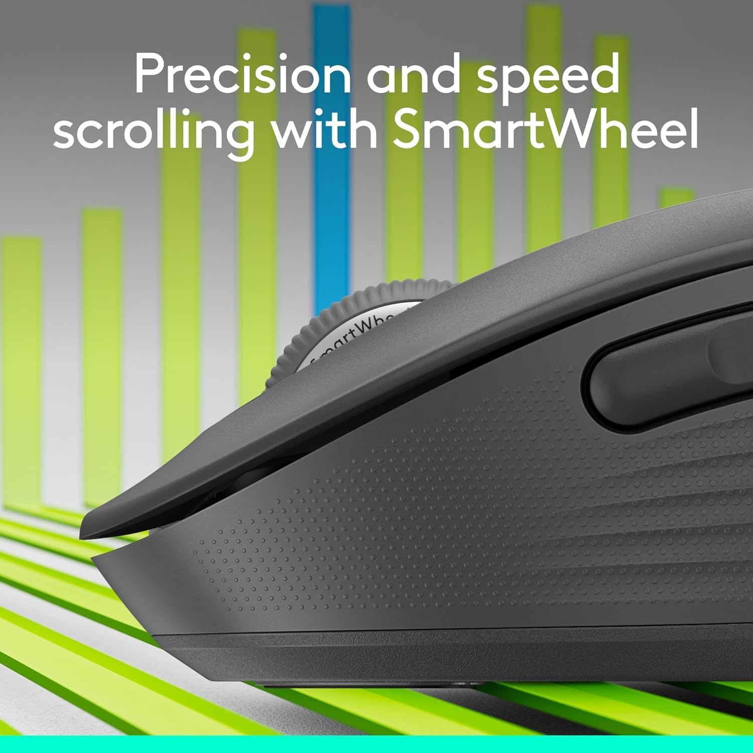 Logitech Signature M650 L - Mouse inalámbrico de tamaño completo, para manos de gran tamaño, batería de 2 años, clics silenciosos, botones laterales personalizables, Bluetooth (Reacondicionado)
