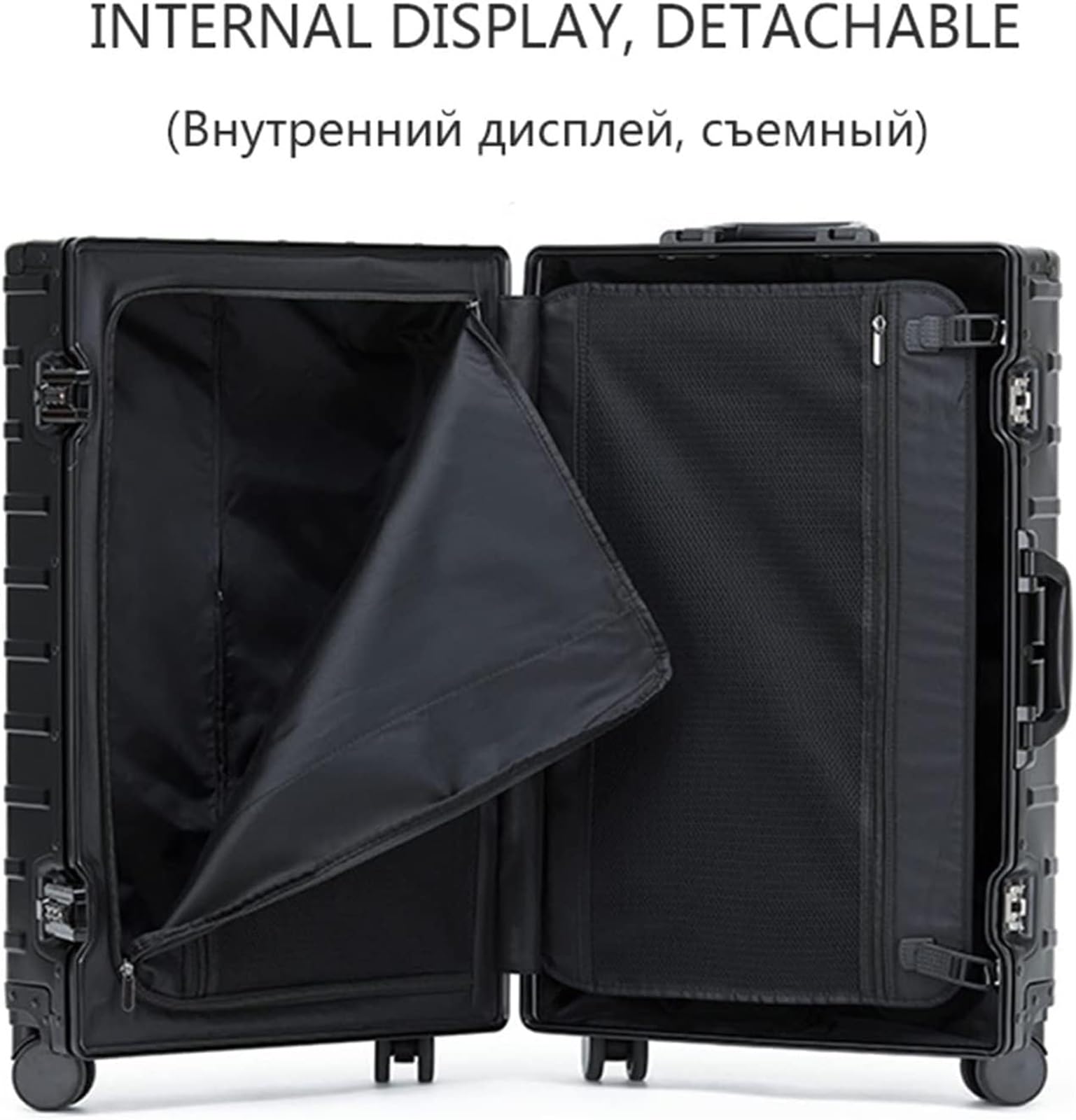 Bagaglio Valigia Classica dai Colori Vivaci con Telaio in Alluminio, Chiusura TSA, Senza Cerniera, con Ruote Silenziose Valigia da Viaggio(D,29")