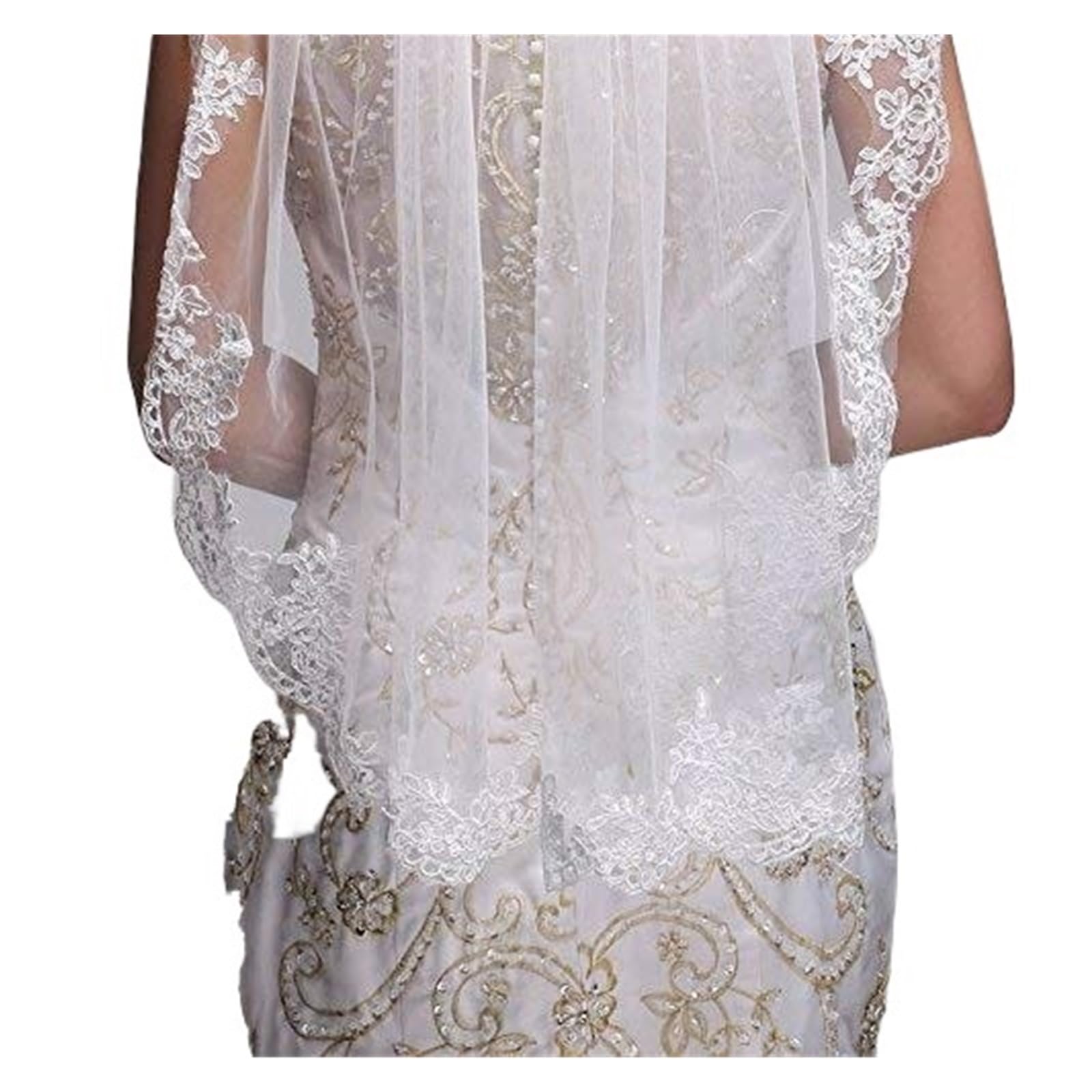 Velo Novia Velo de Novia Blanco Velo de Novia Corto Velo de Cabeza Accesorios de Boda