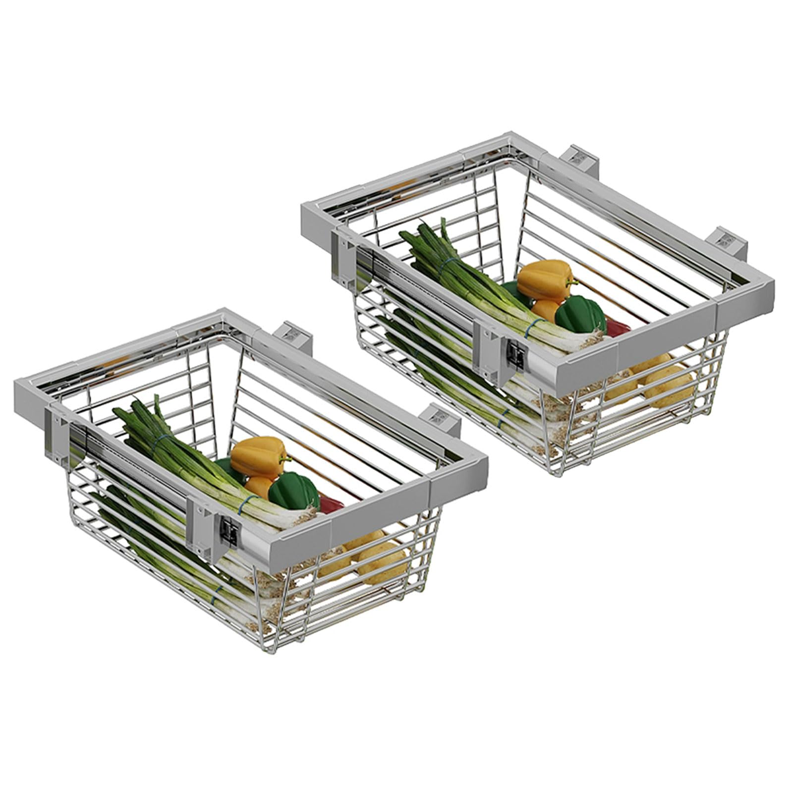 Estantes de almacenamiento con ancho ajustable y organizadores extensibles