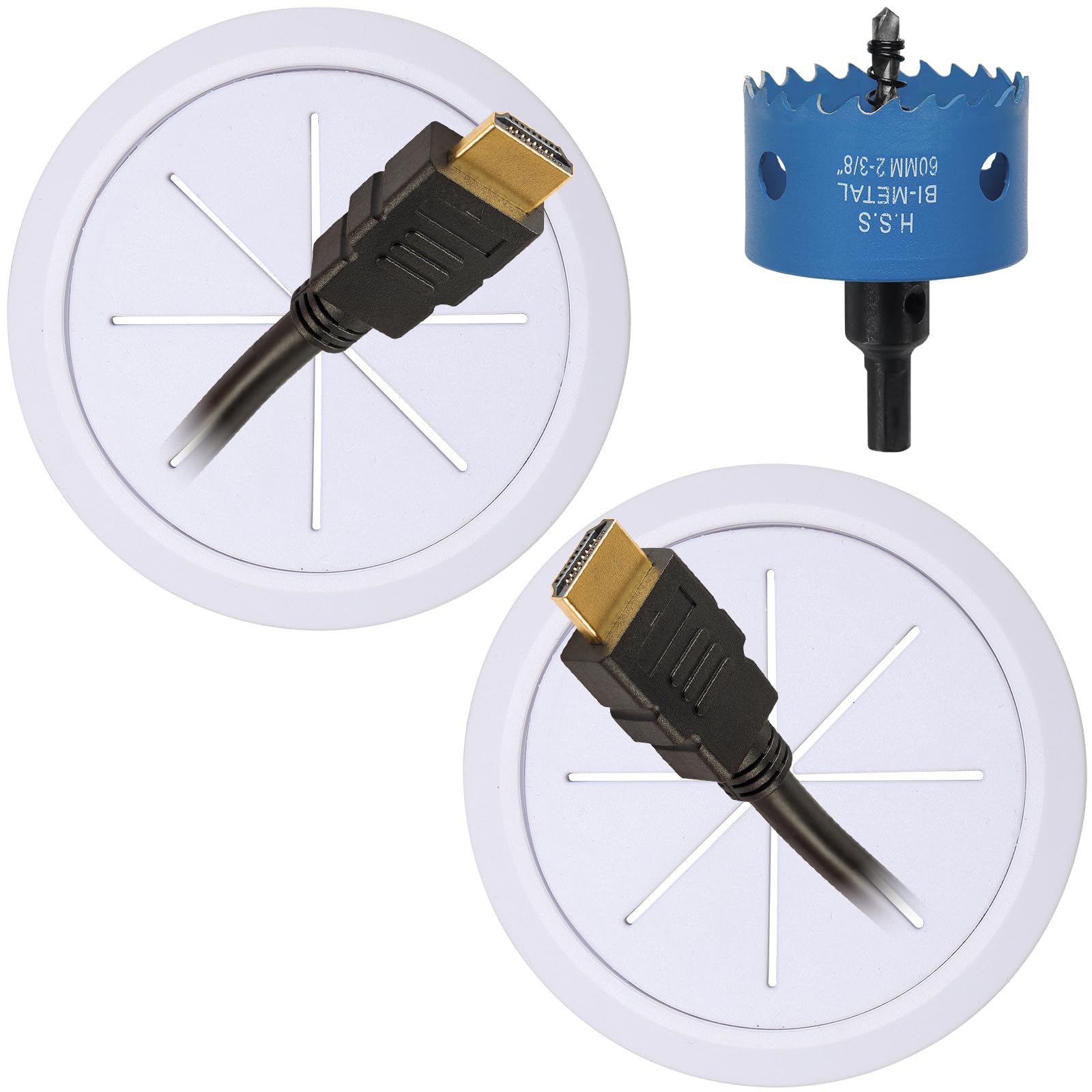 TV Cord Hider for Wall Mounted TV, Wall Grommet for TV Cables Pass ...