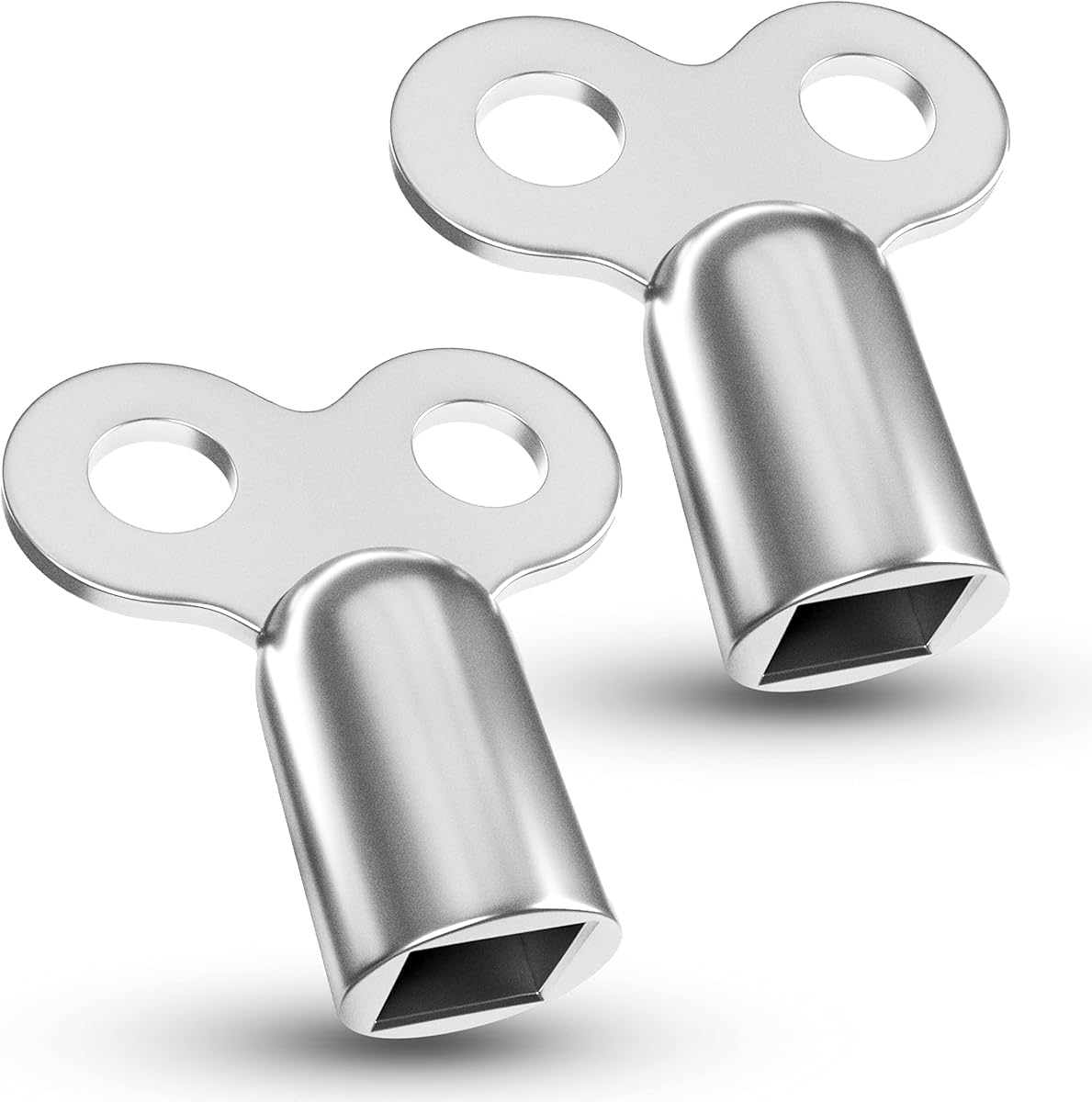 2 Entlüftungsschlüssel | Heizkörper | robust | Universal Entlüfter für alle Heizungen/Heizkörper Entlüftungsschlüssel mit hochwertiger Zink radiator key heating Heizung entlüften Schlüssel