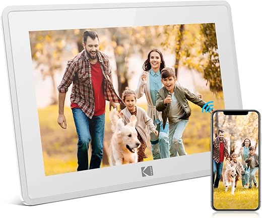 KODAK Cornice Digitale WiFi 10.1 Pollici, HD Cornice Foto Digitale Touchscreen IPS...