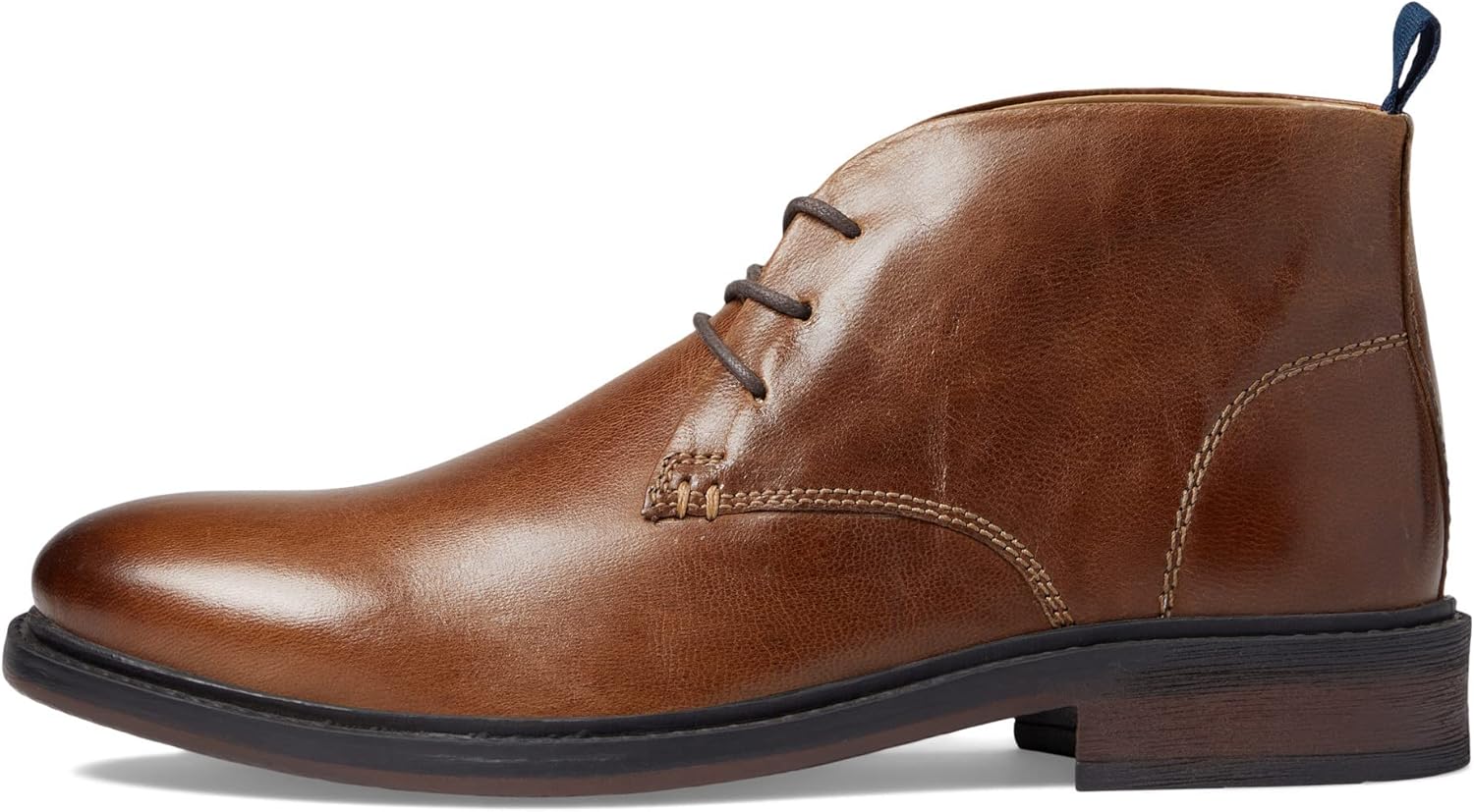 Steve Madden Men's Gantry Chukka Boot, Black Leather, 11