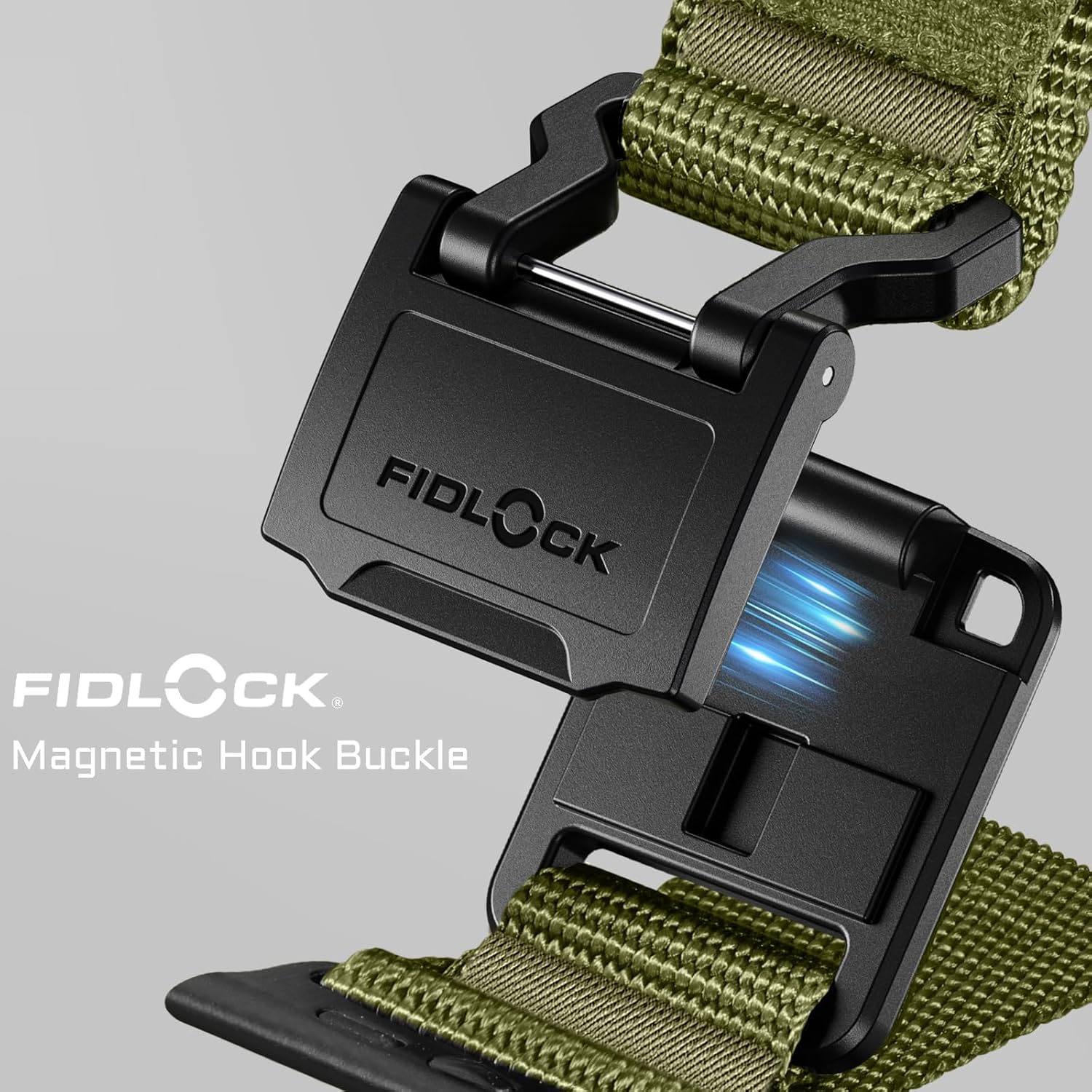 Bandletic Compatible with Apple Watch Ultra Band 3 2 49mm for Men, Tactical Military Nylon Straps with Magnetic FIDLOCK Hook Buckle for iWatch Series 11/10 46mm, 9/8/7 45mm, SE/6/5/4 44mm, 3/2/1 42mm - Image 3