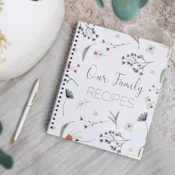 Rileys Recipe Book To Write In Your Own Recipes, 8 X 6" Personal Blank