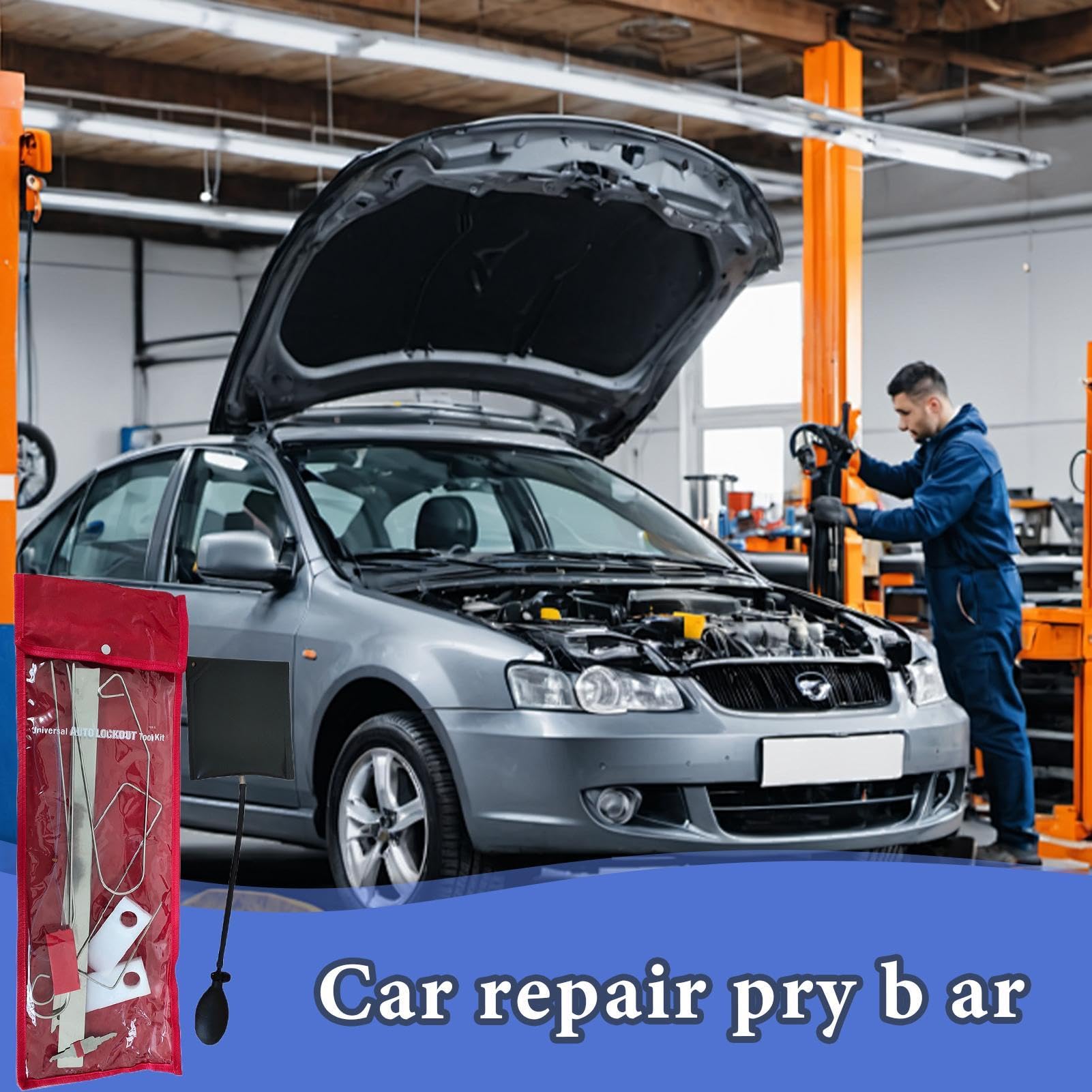 Set di leve per auto Smontaggio Dei Pannelli Delle Porte Veicolo In | Urgente Kit completo 12X Heavy Duty per auto con rompivetro e attrezzi per rimozione pannell