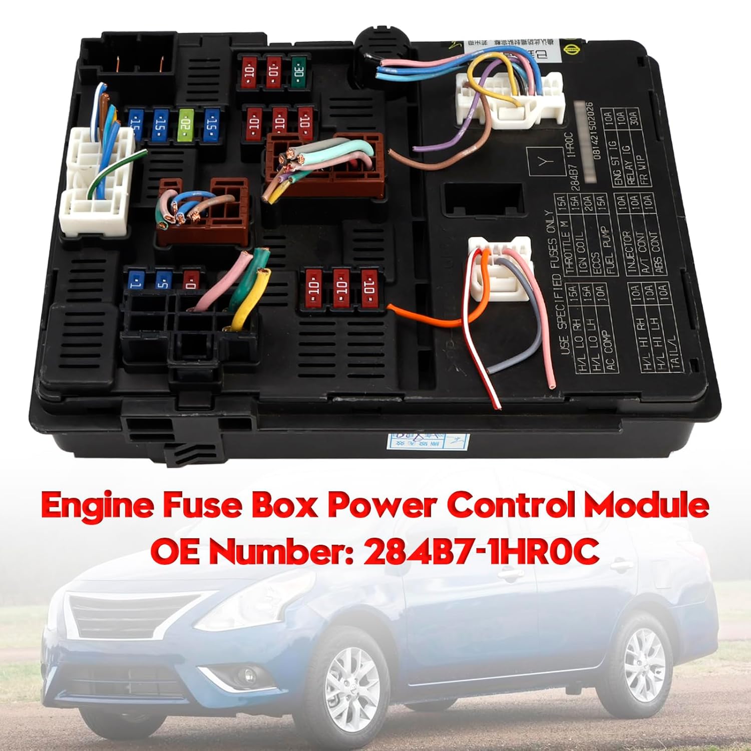 MAD HORNETS Engine Fuse Box Power Control Module 284B7-1HR0C for Nissan Versa 1.6L 13-19