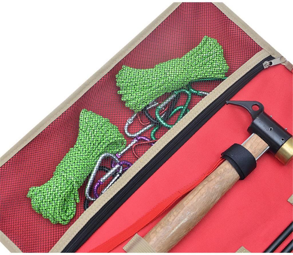 Camping Gear, Camping Tent Pegs Storage Bag Oxford Cloth Bag Outdoor Garden Stakes Ground Storage Oxford Stakes Pegs image 5