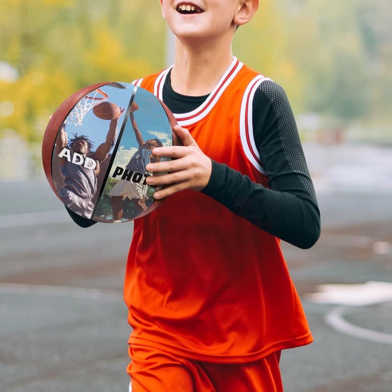Ystardream Basketball for Kids Men 5-7 Personalized Basketball with Name Photo