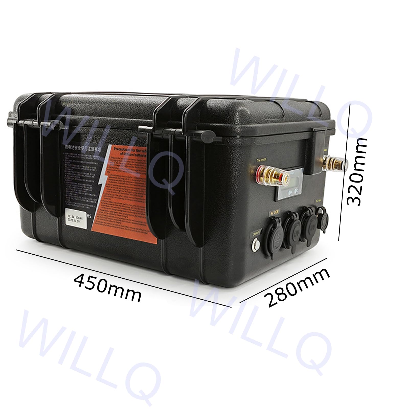 Batería de fosfato de Hierro y Litio 12V 200Ah 100Ah batería LiFePO4 de 12,8V para Almacenamiento de energía RV/Solar/fotovoltaica/batería de propulsor Fuera de borda