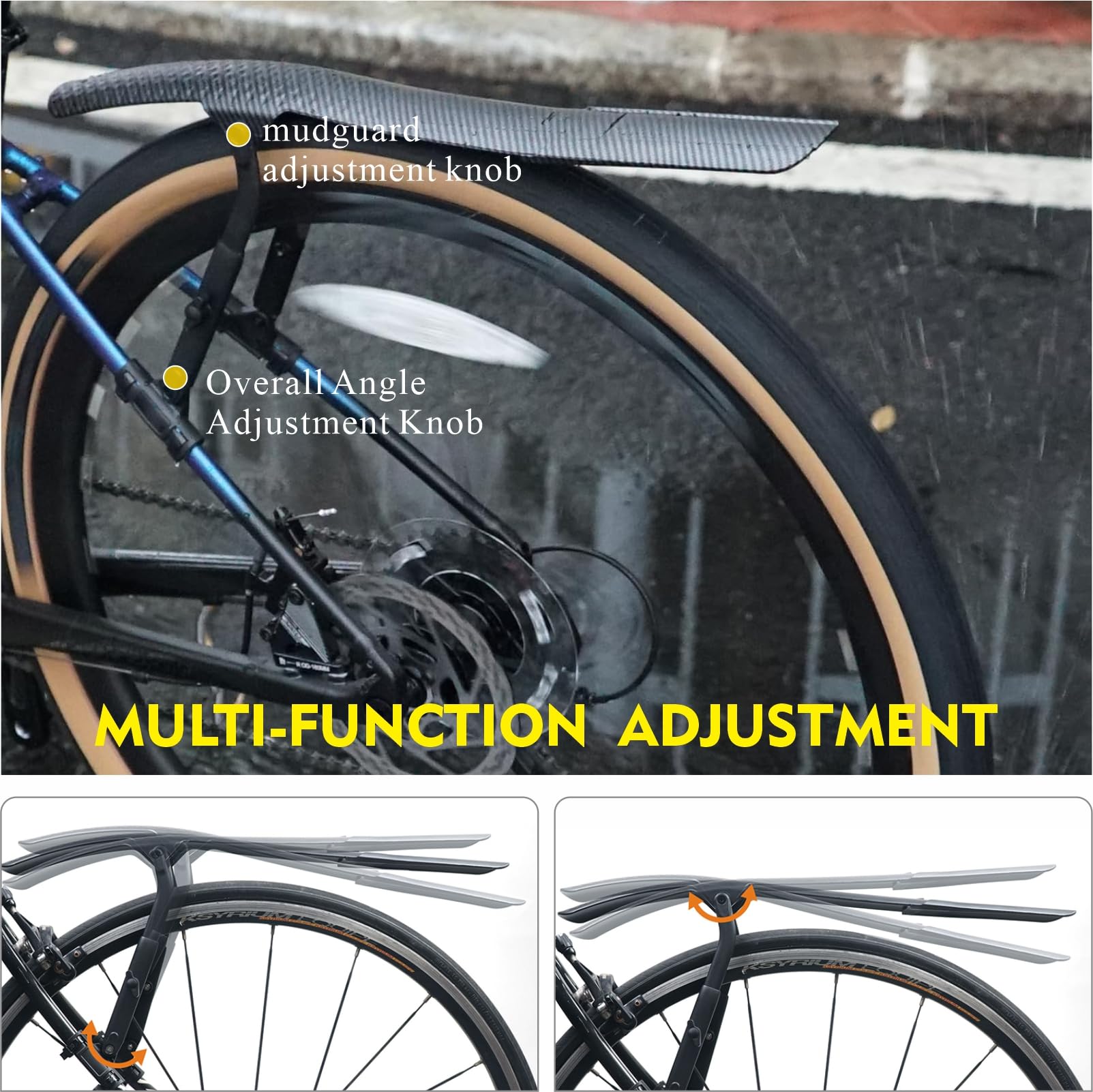 Snapklik.com : VUNDO Road Bike Fenders- Quick Release Lightweight Road ...