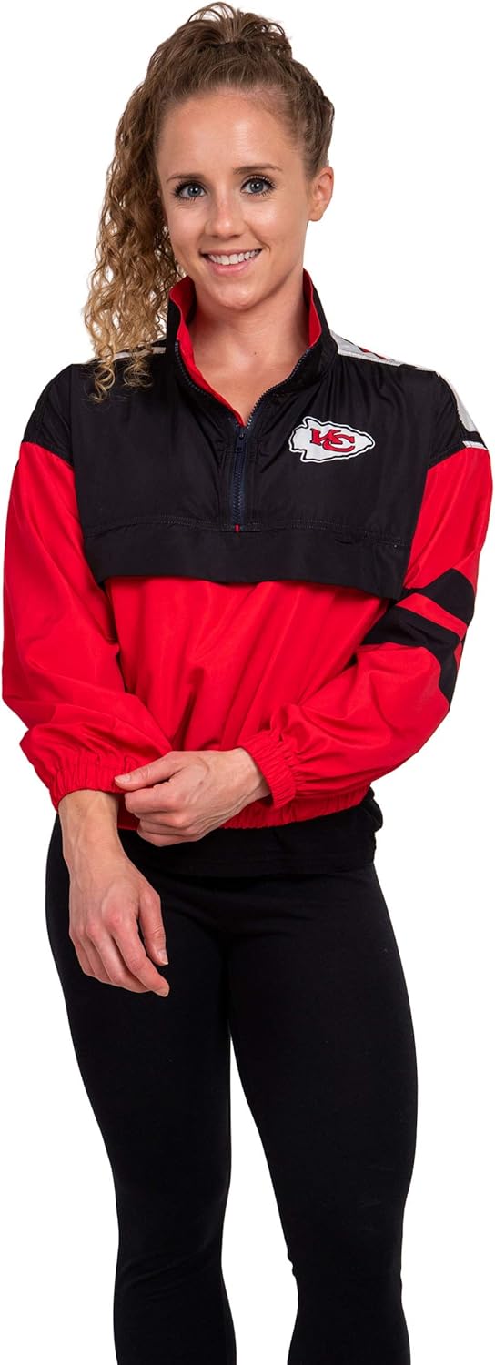 FOCO NFL womens Nfl Team Logo Ladies Winning Play Windbreaker