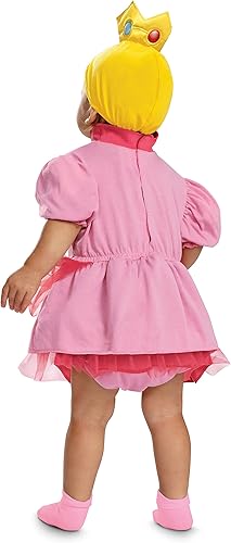 Miniatura 2 de Disguise Disfraz infantil de princesa melocotón, traje oficial de Super Mario Bros para bebés