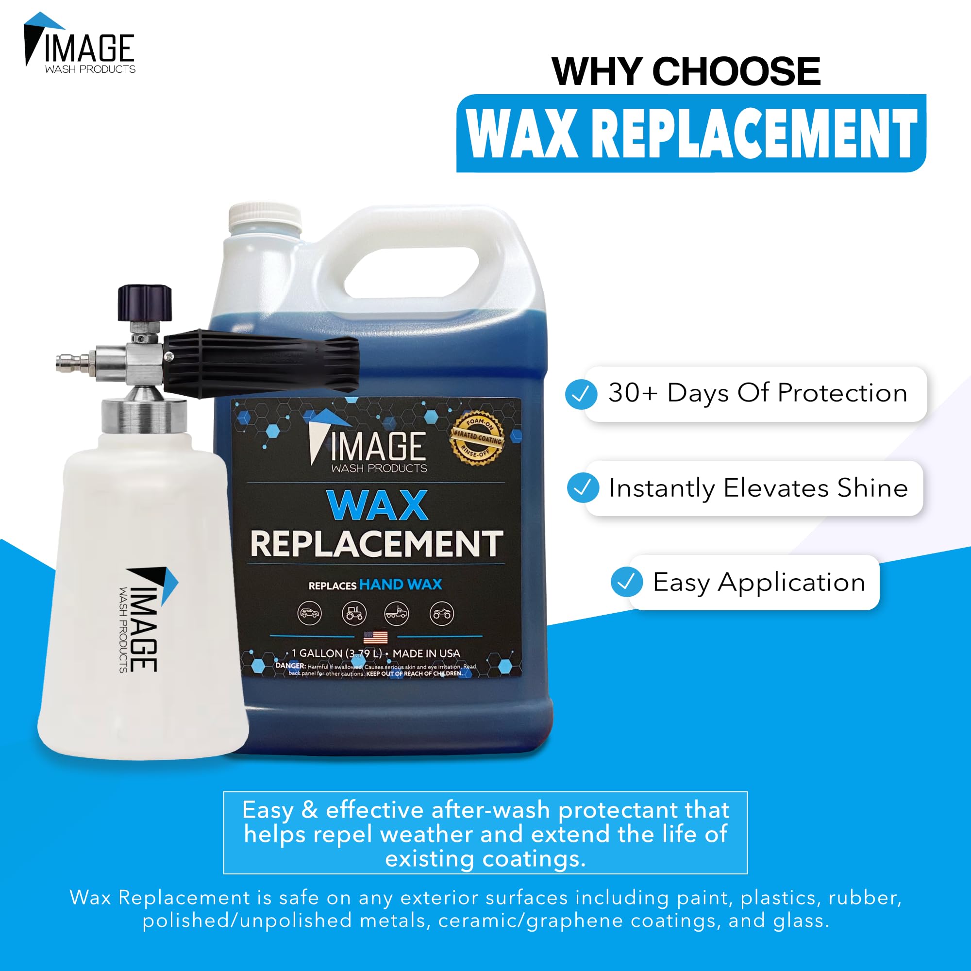 Amazon.com: Image Wash Products Wax Replacement (Foamable